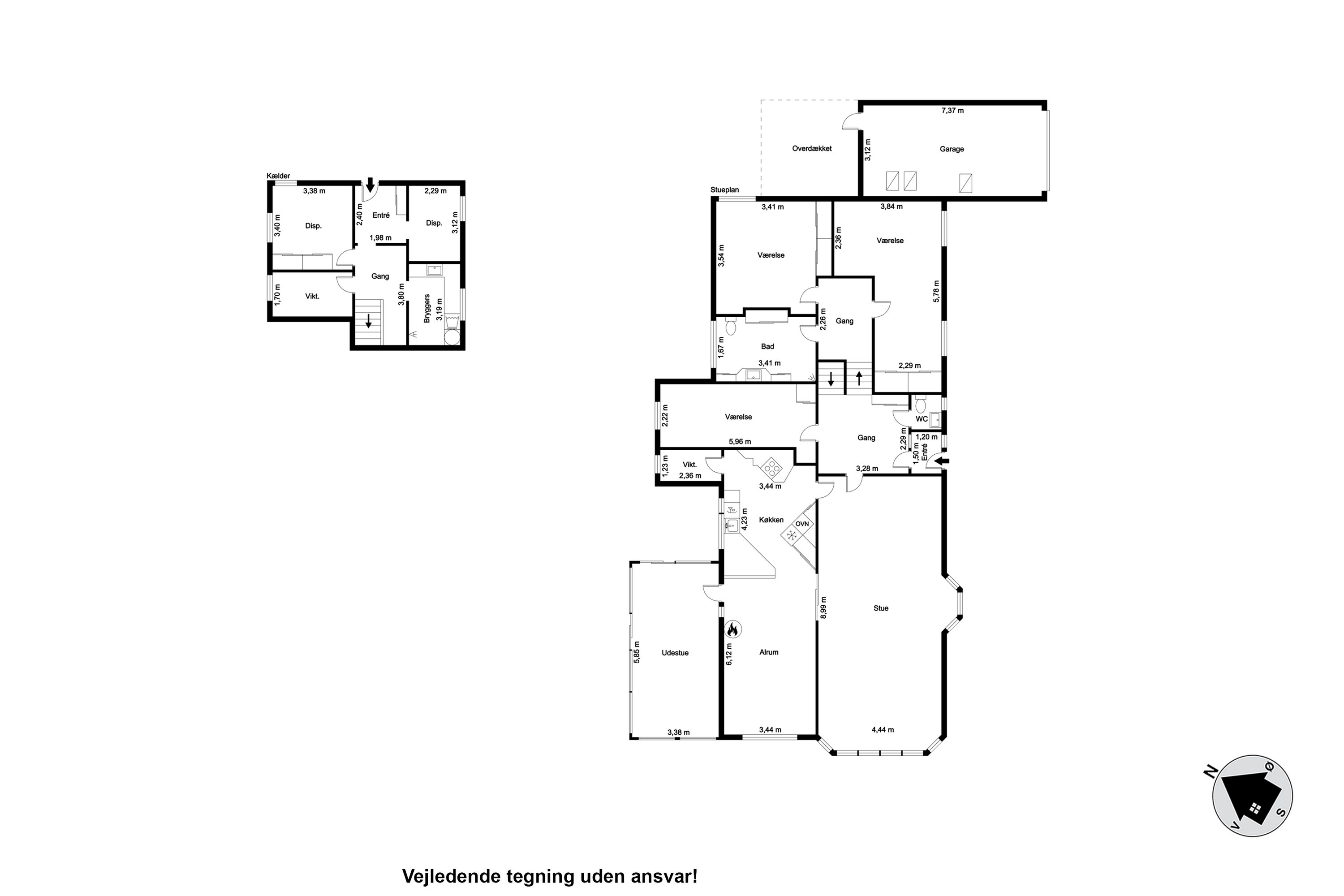 Plantegninger billede af Koktvedvej 50, 9900 Frederikshavn