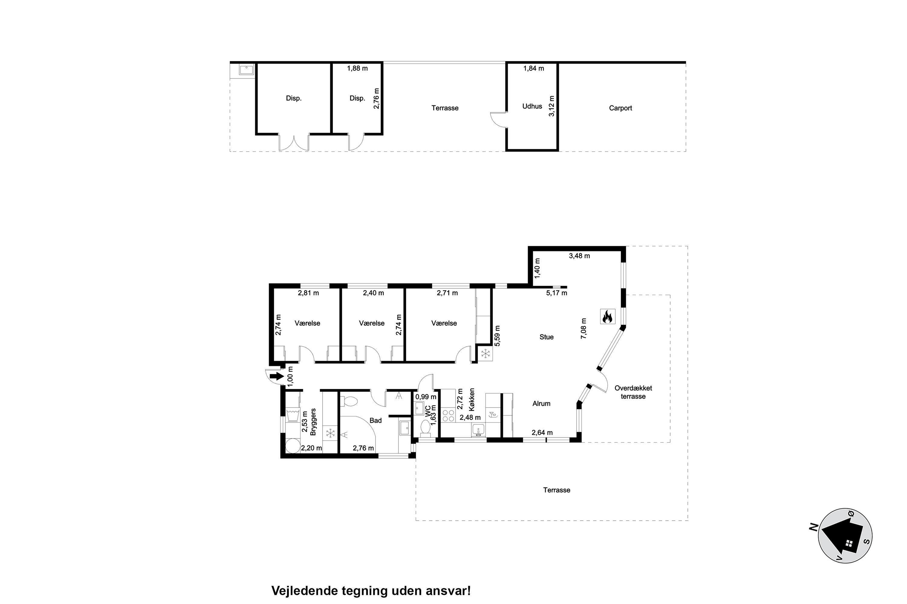 Plantegninger billede af Aaensvej 37, Bratten, 9981 Jerup