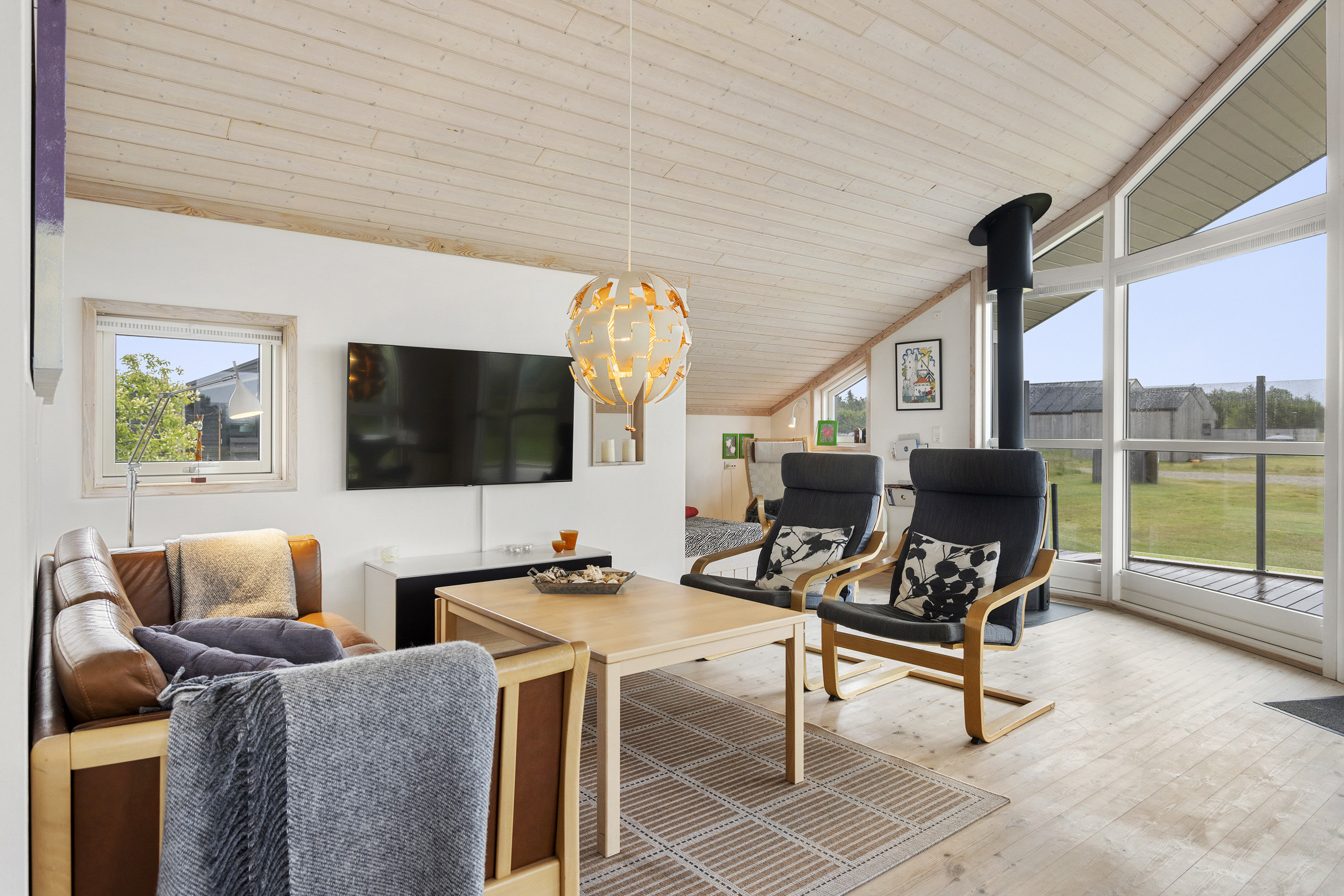 Fremhævet stue billede i fuldskærmstilstand. Billede af Aaensvej 37, Bratten, 9981 Jerup