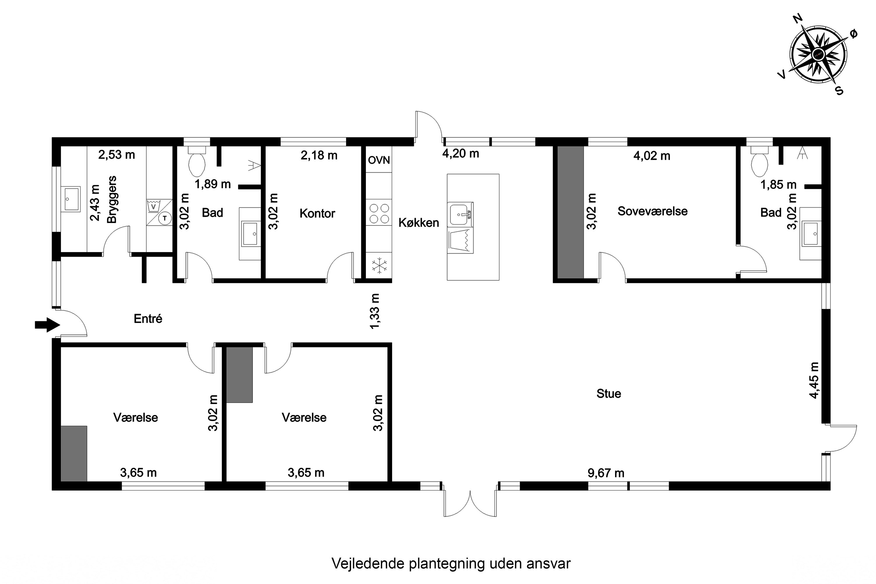 Plantegninger billede af Rosenholmgrenen 10, Morud, 5462 Morud