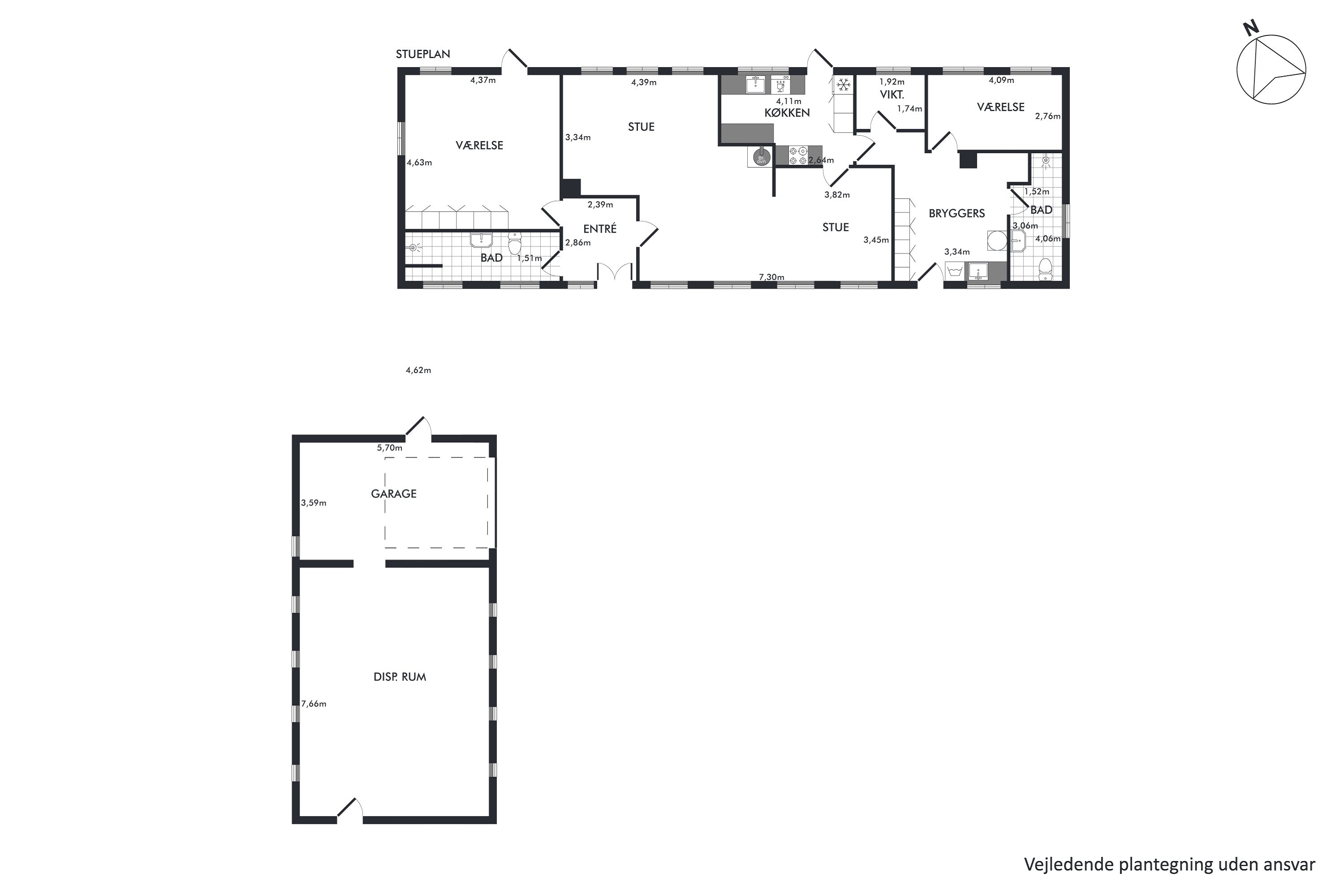 Plantegninger billede af Vestermarken 5, Vester Jølby, 7950 Erslev