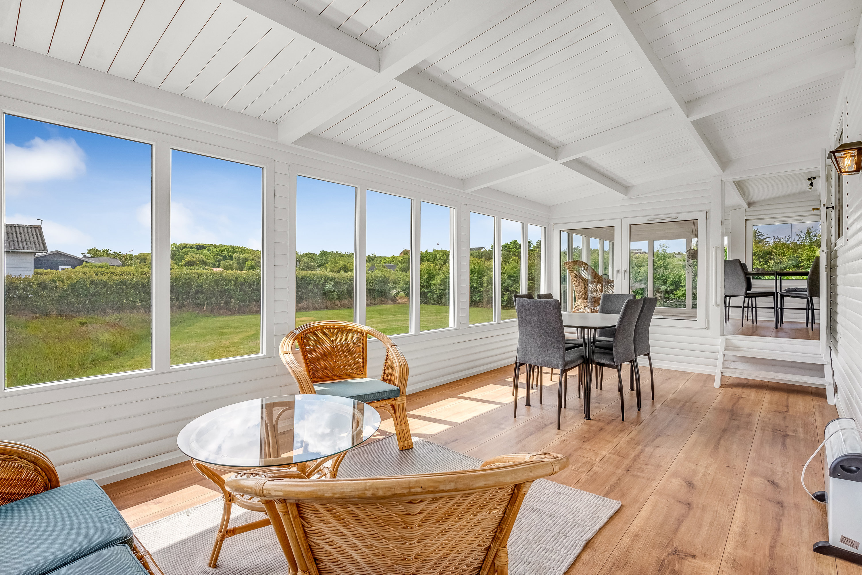 Fremhævet udestue billede i fuldskærmstilstand. Billede af Porsevej 14, Tørring, 7620 Lemvig