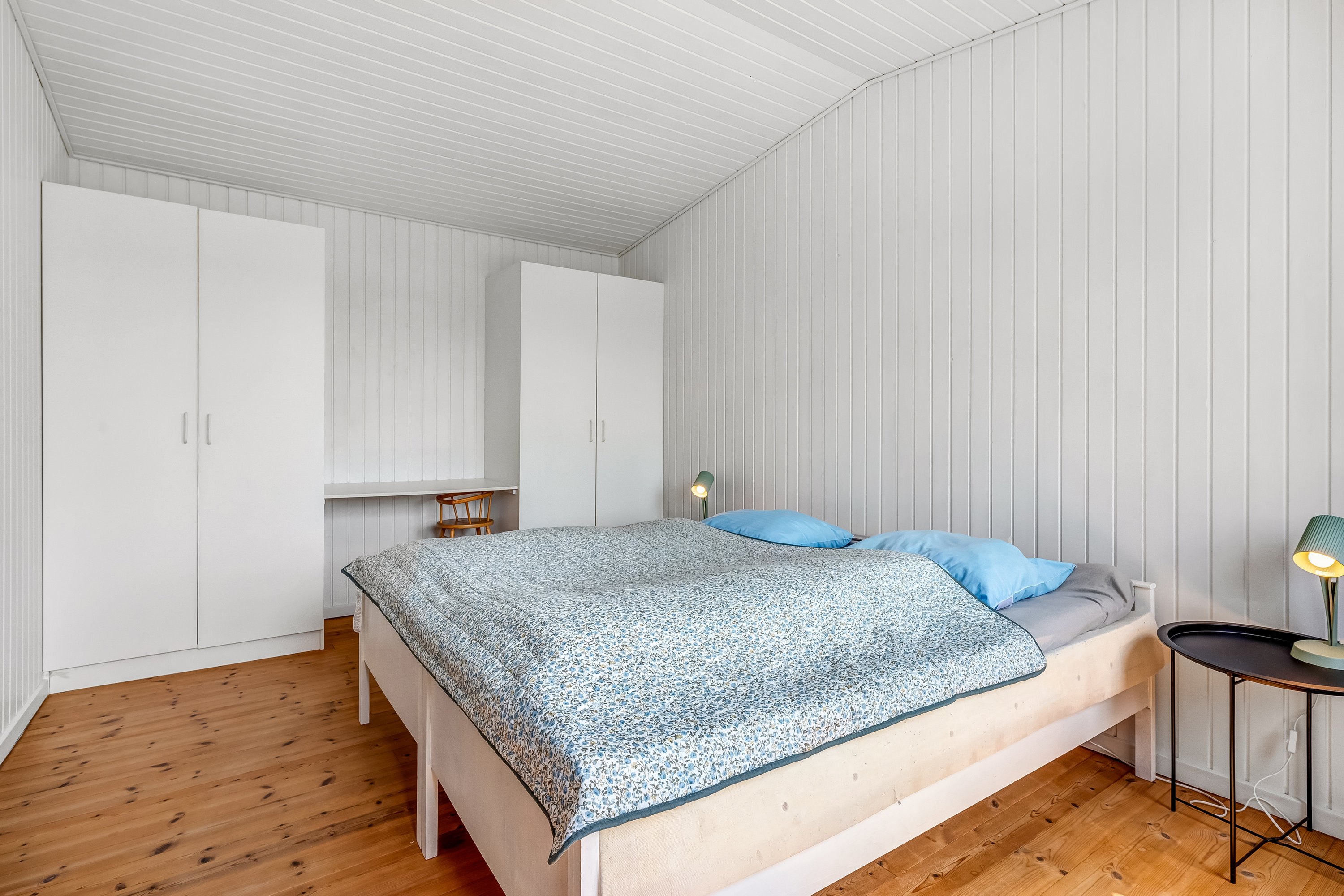 Fremhævet soveværelse billede i fuldskærmstilstand. Billede af Porsevej 14, Tørring, 7620 Lemvig