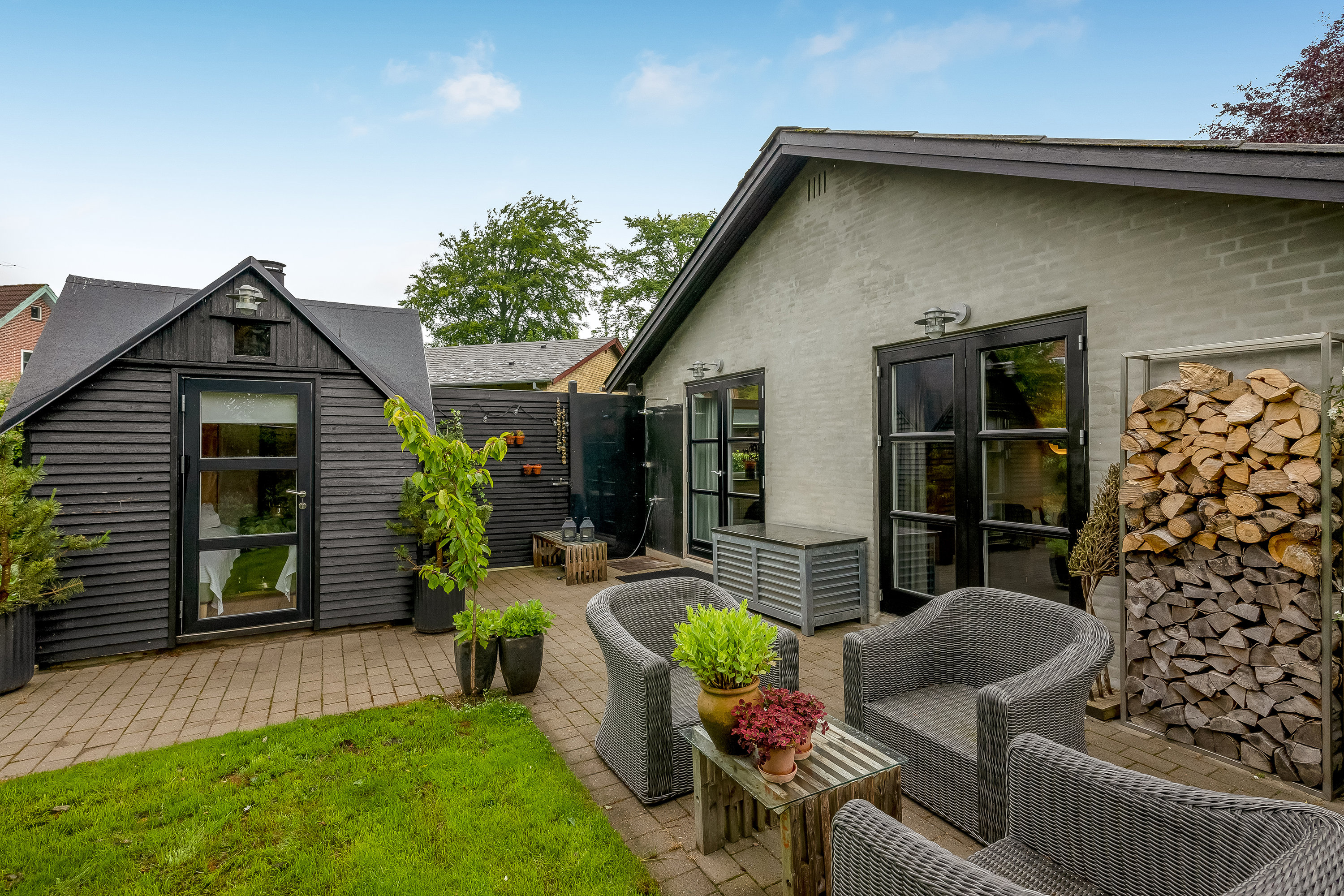 Fremhævet terrasse billede i fuldskærmstilstand. Billede af Niels Kjeldsens Vej 36, 7500 Holstebro