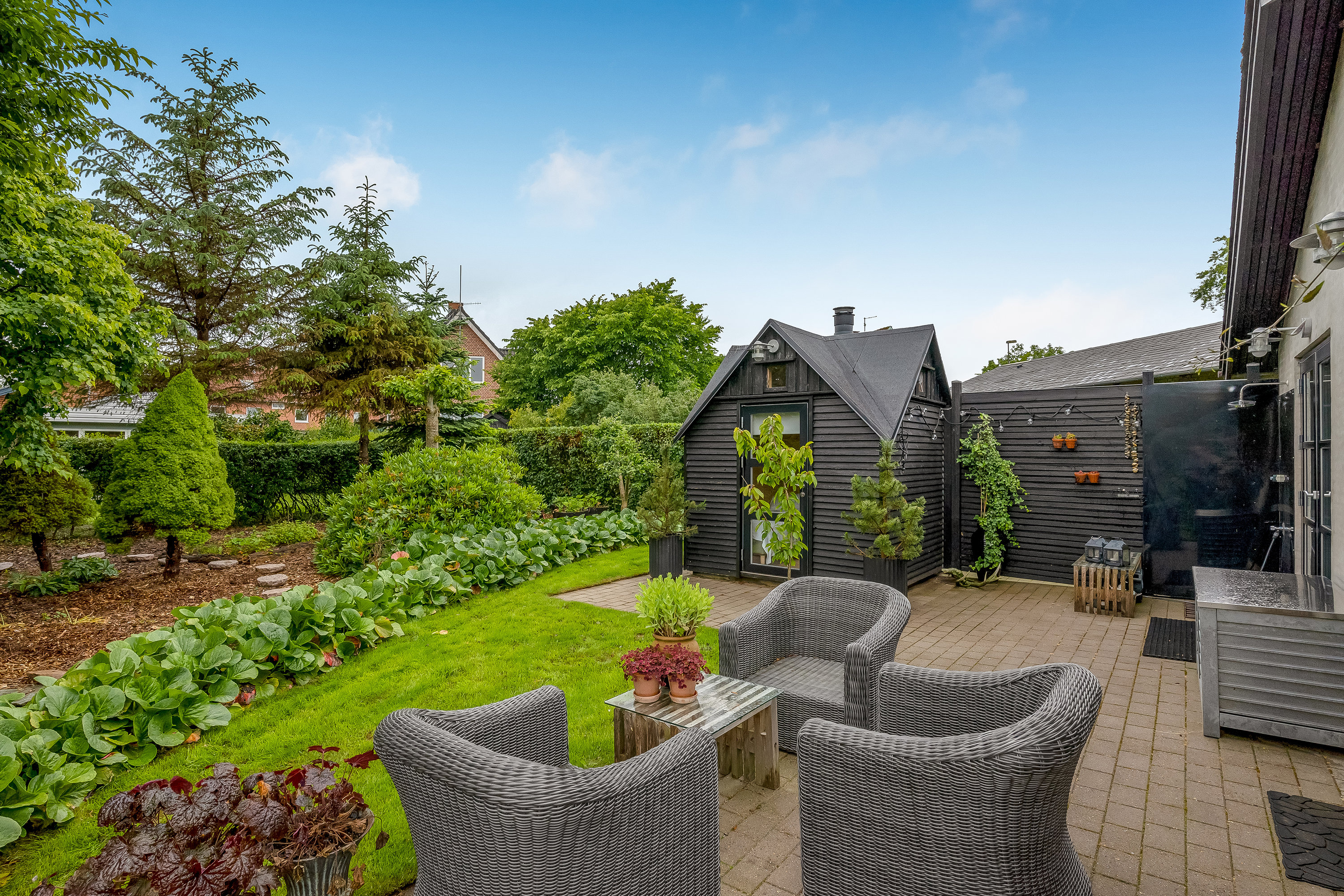 Fremhævet terrasse billede i fuldskærmstilstand. Billede af Niels Kjeldsens Vej 36, 7500 Holstebro