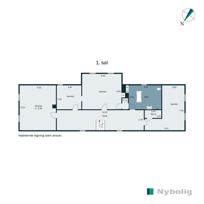 Plantegninger billede af Frydendal 15, 6200 Aabenraa
