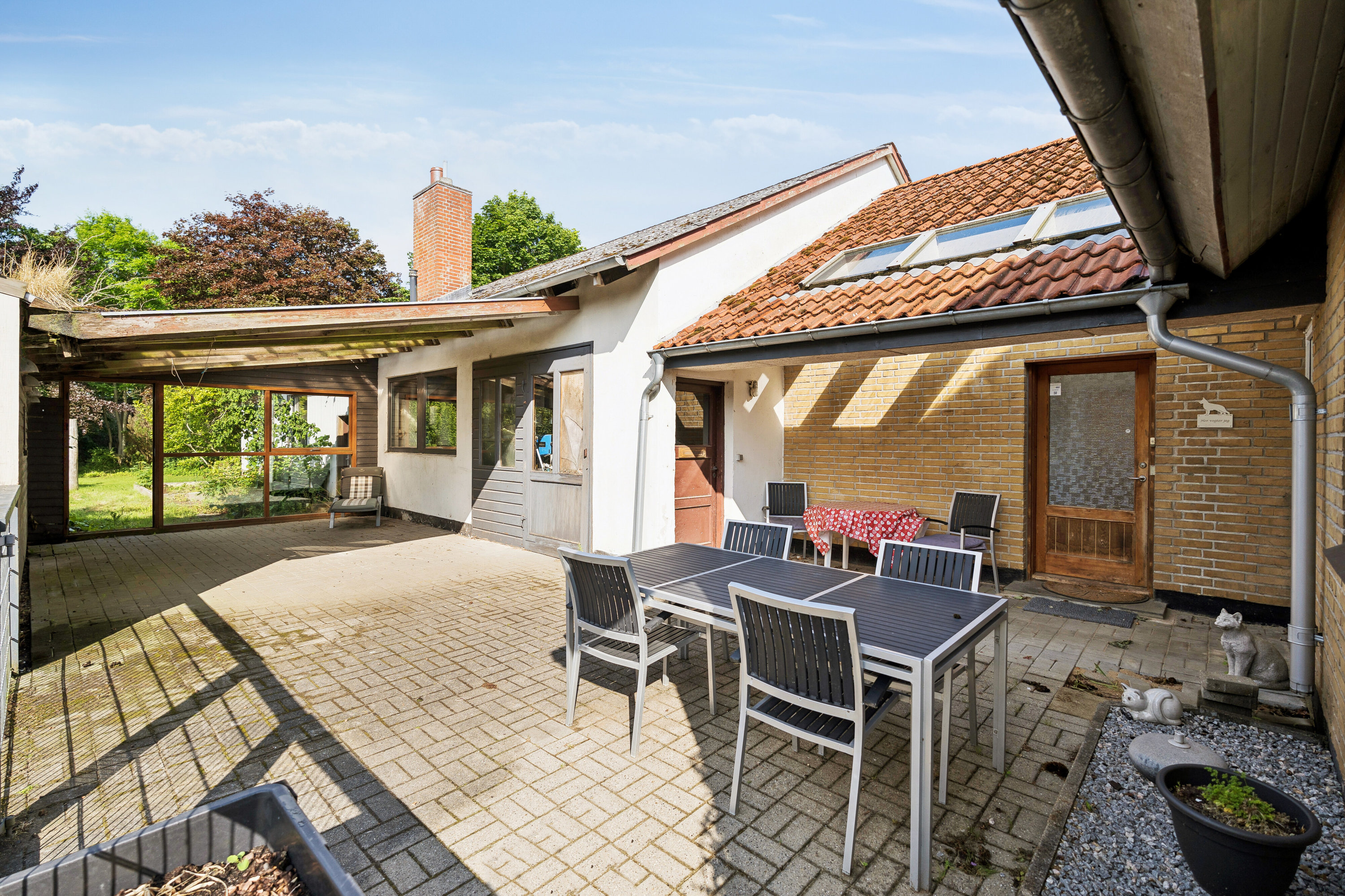 Fremhævet terrasse billede i fuldskærmstilstand. Billede af Markvænget 2, Grønhøj, 7470 Karup J