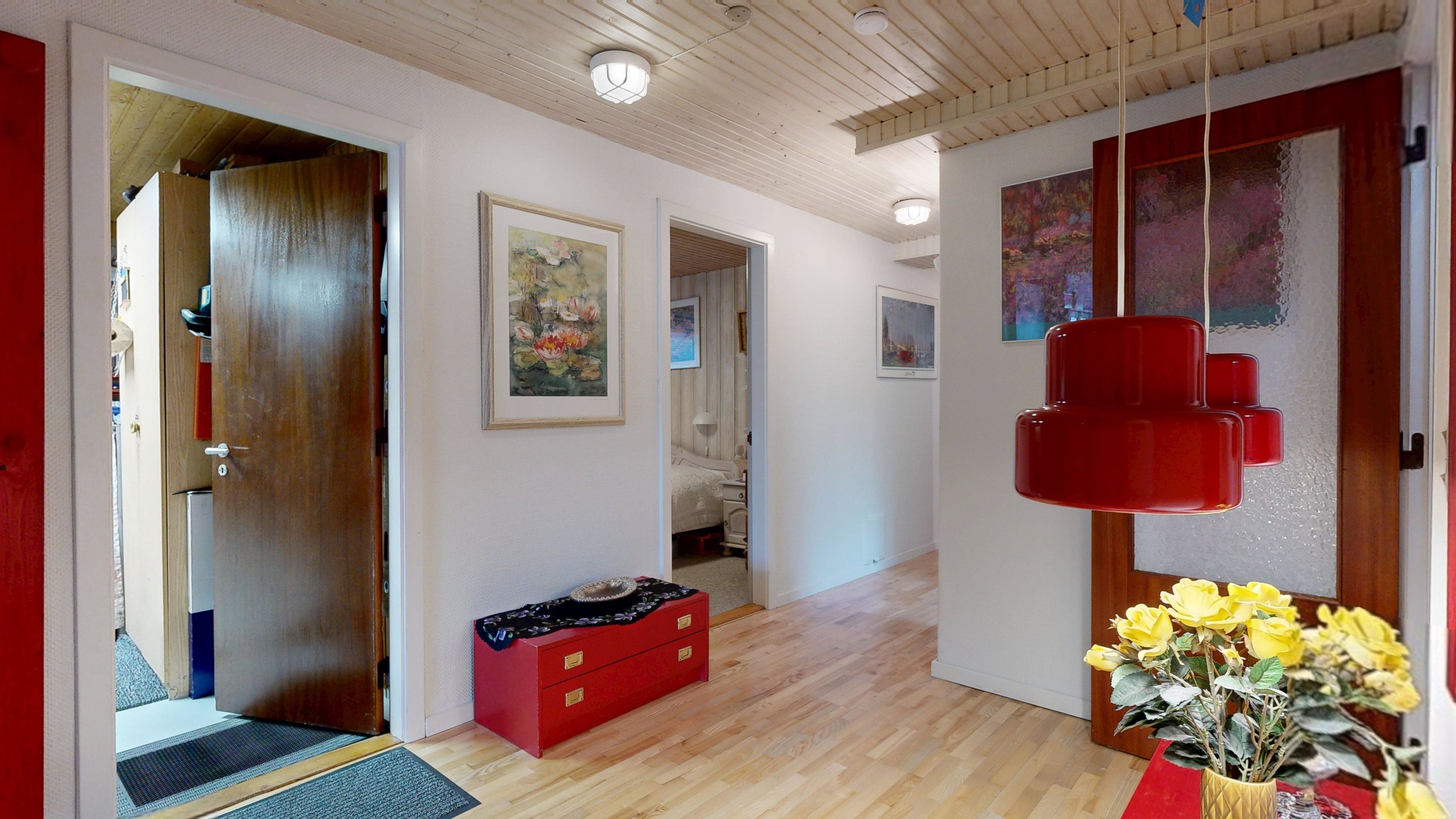 Fremhævet gang billede i fuldskærmstilstand. Billede af Solvænget 12, 8660 Skanderborg