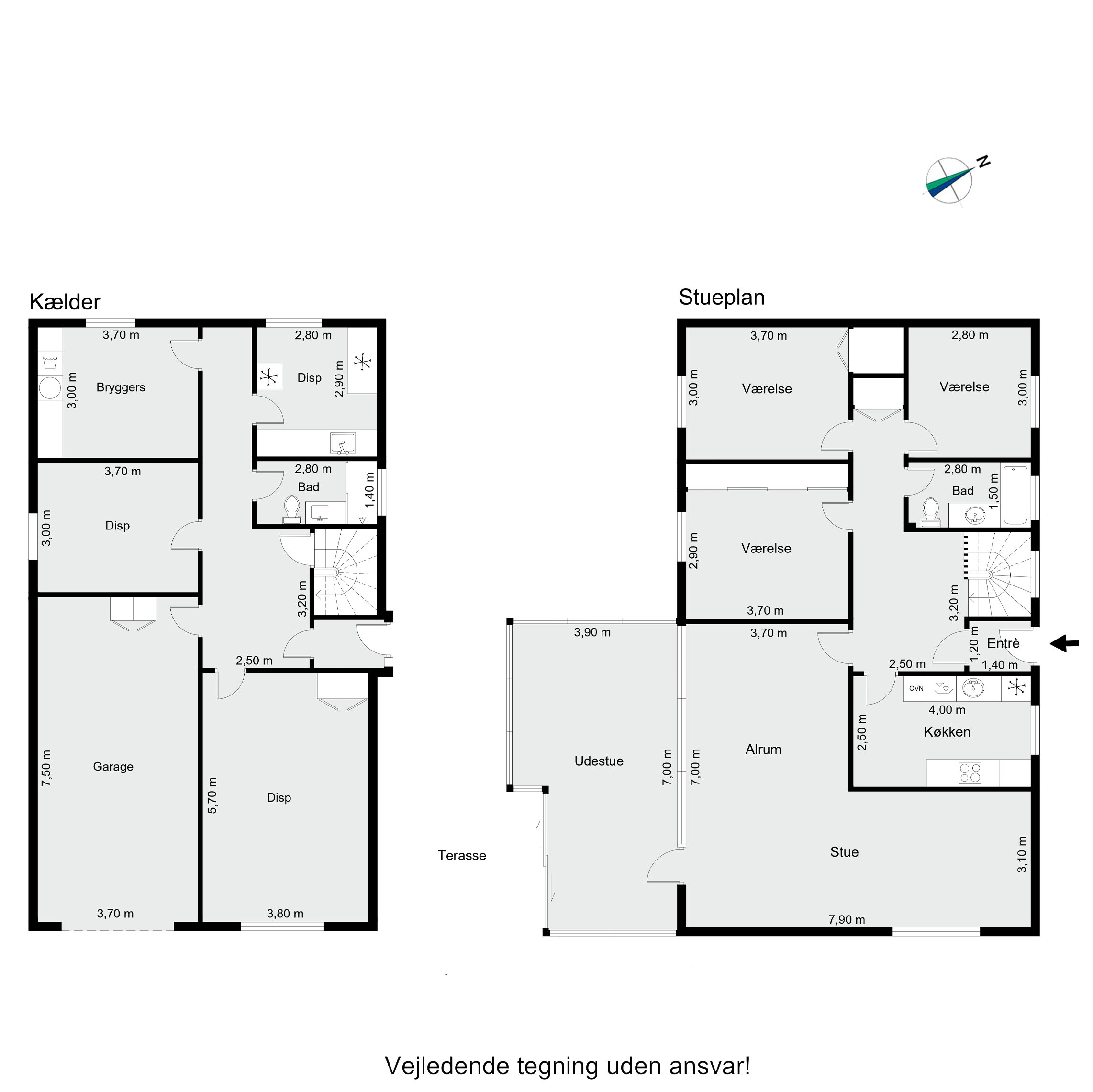 Plantegninger billede af Solvænget 12, 8660 Skanderborg