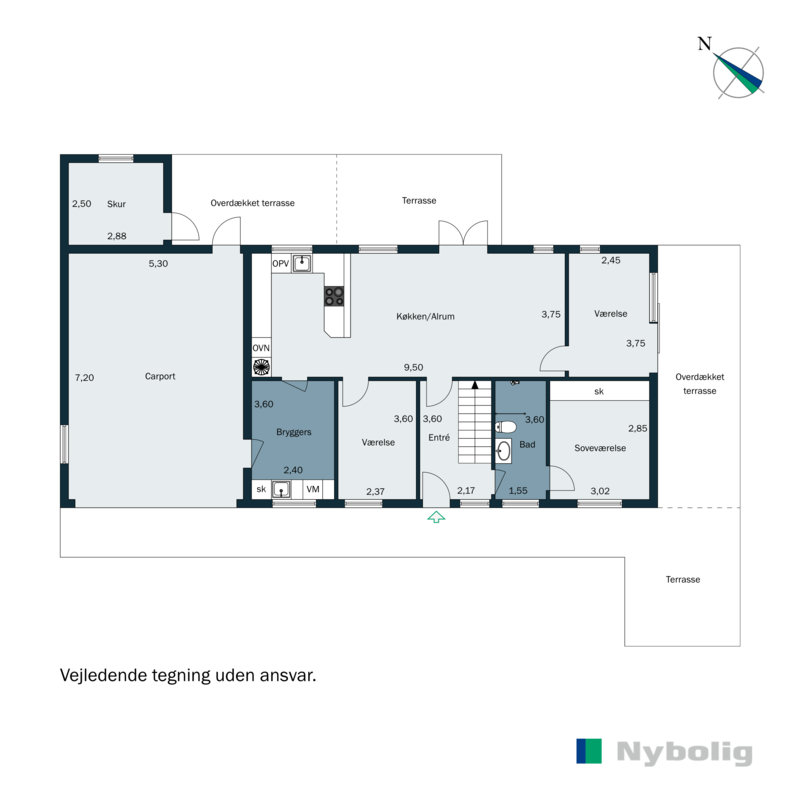 Plantegninger billede af Nederbyvænget 136, Aastrup, 6100 Haderslev