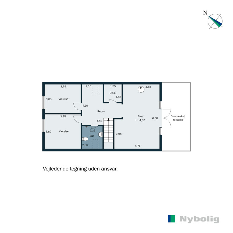 Plantegninger billede af Nederbyvænget 136, Aastrup, 6100 Haderslev