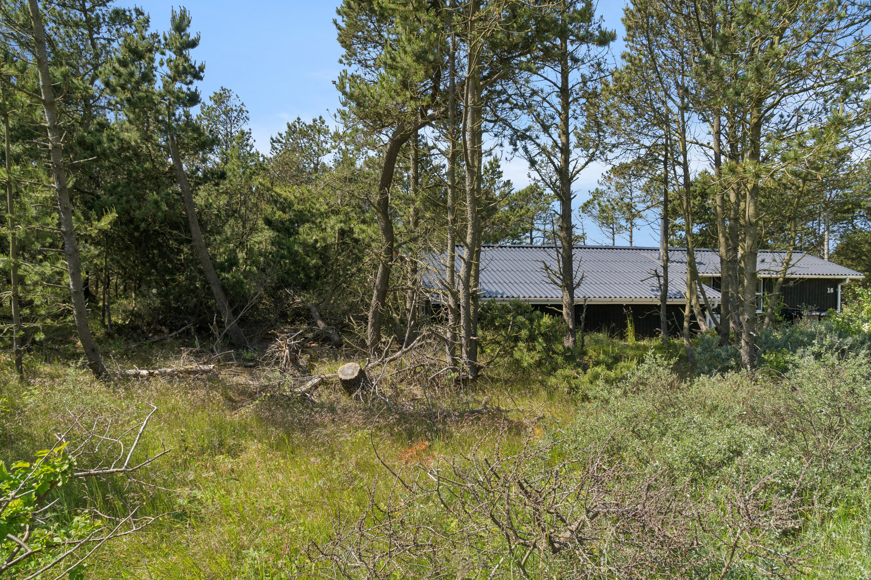 Fremhævet set fra haven billede i fuldskærmstilstand. Billede af Blåmunkevej 16, Vorupør, 7700 Thisted