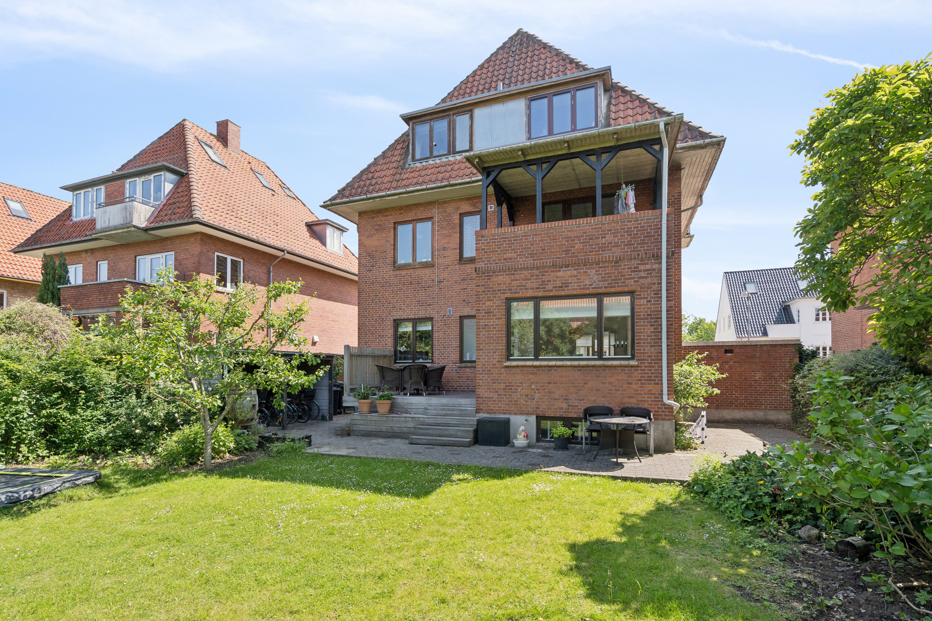 Ejerlejlighed: Set fra haven på Fengersvej 9, 2., 5230 Odense M