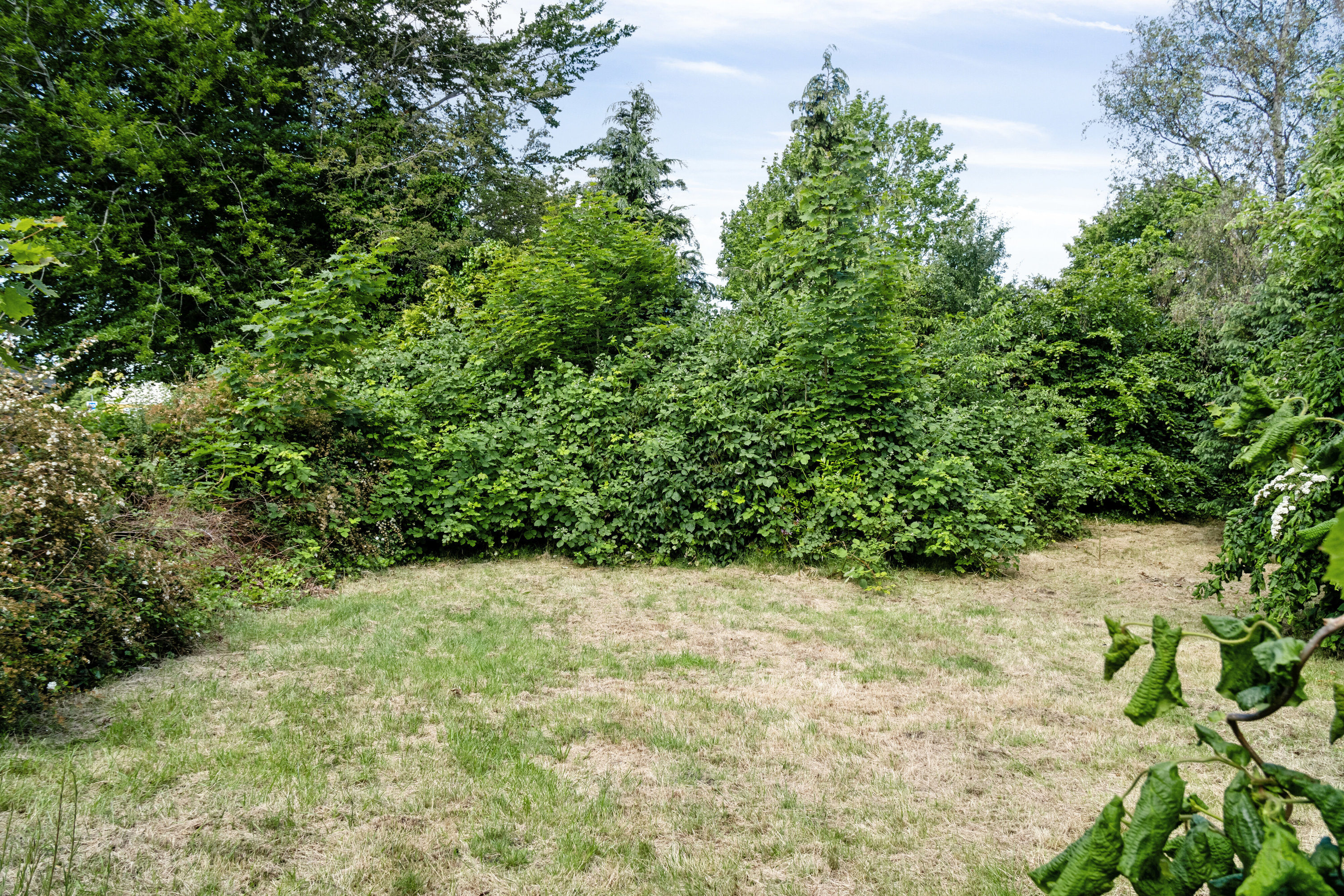 Fremhævet set fra haven billede i fuldskærmstilstand. Billede af Johs Olsens Vej 11, 4500 Nykøbing Sj