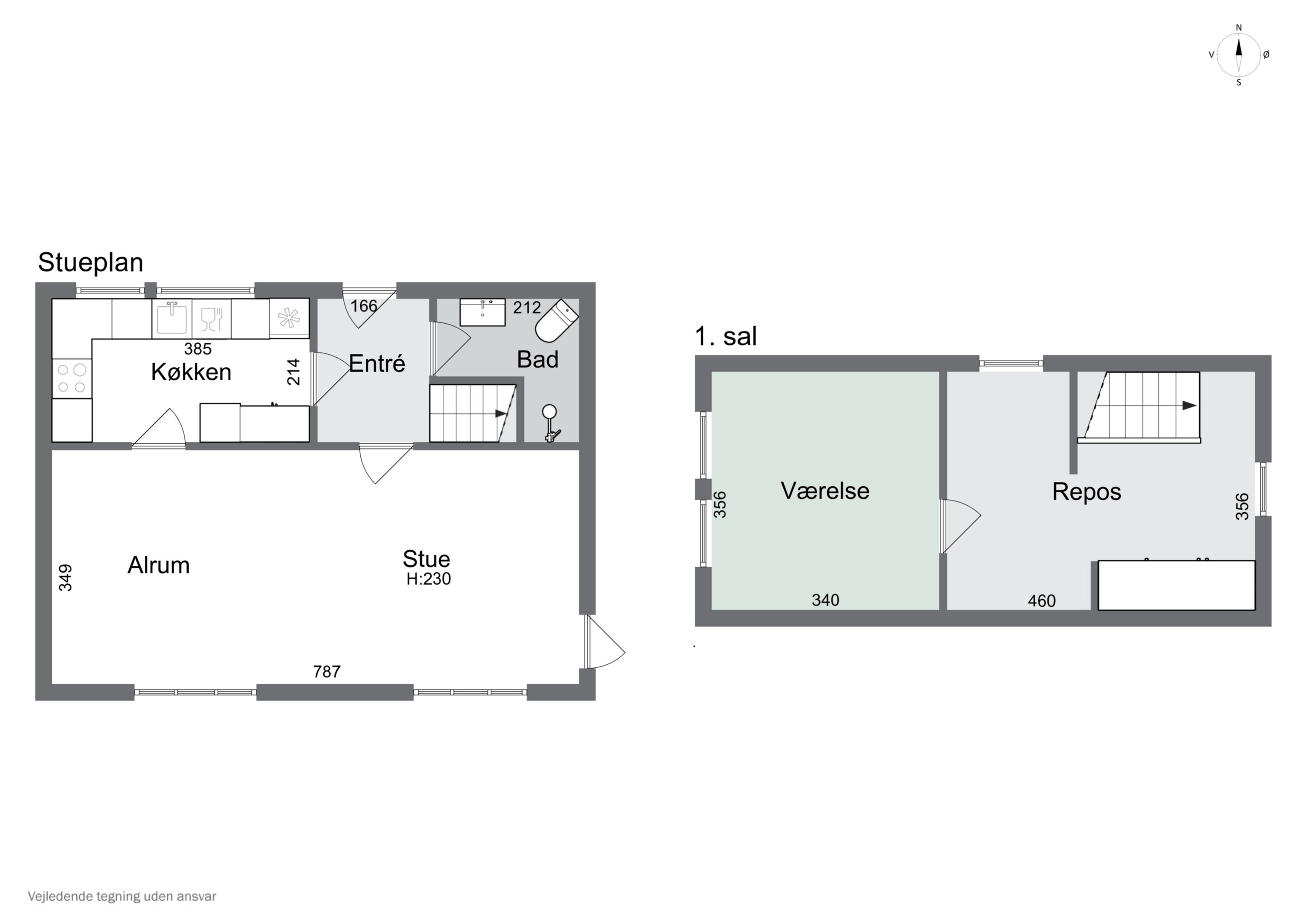 Plantegninger billede af Ydbyvej 6, 7770 Vestervig