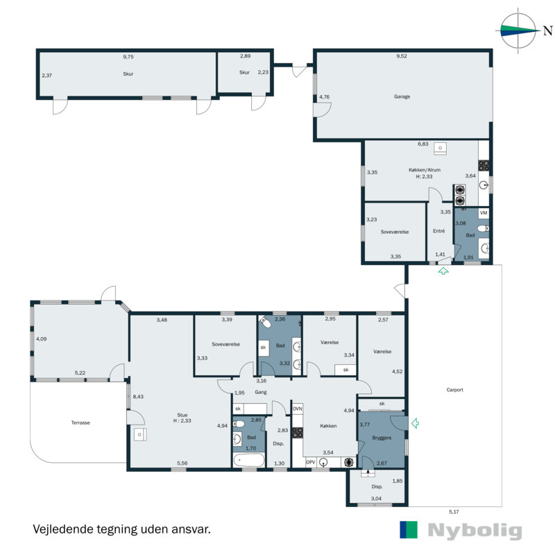 Plantegninger billede af Vestermarksvej 1A, Kliplev, 6200 Aabenraa