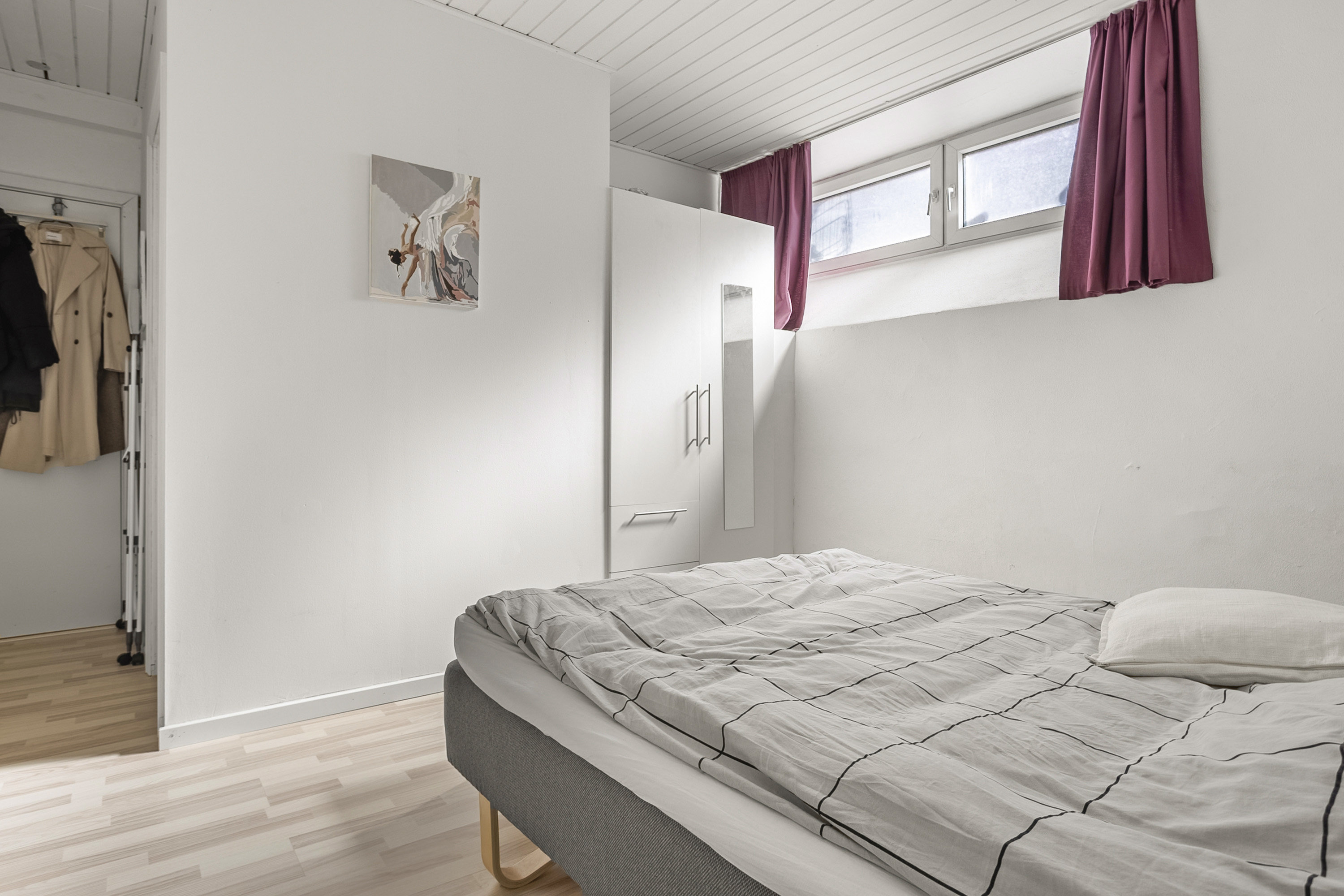 Fremhævet soveværelse billede i fuldskærmstilstand. Billede af Willemoesgade 25, kld.., Trøjborg, 8200 Aarhus N