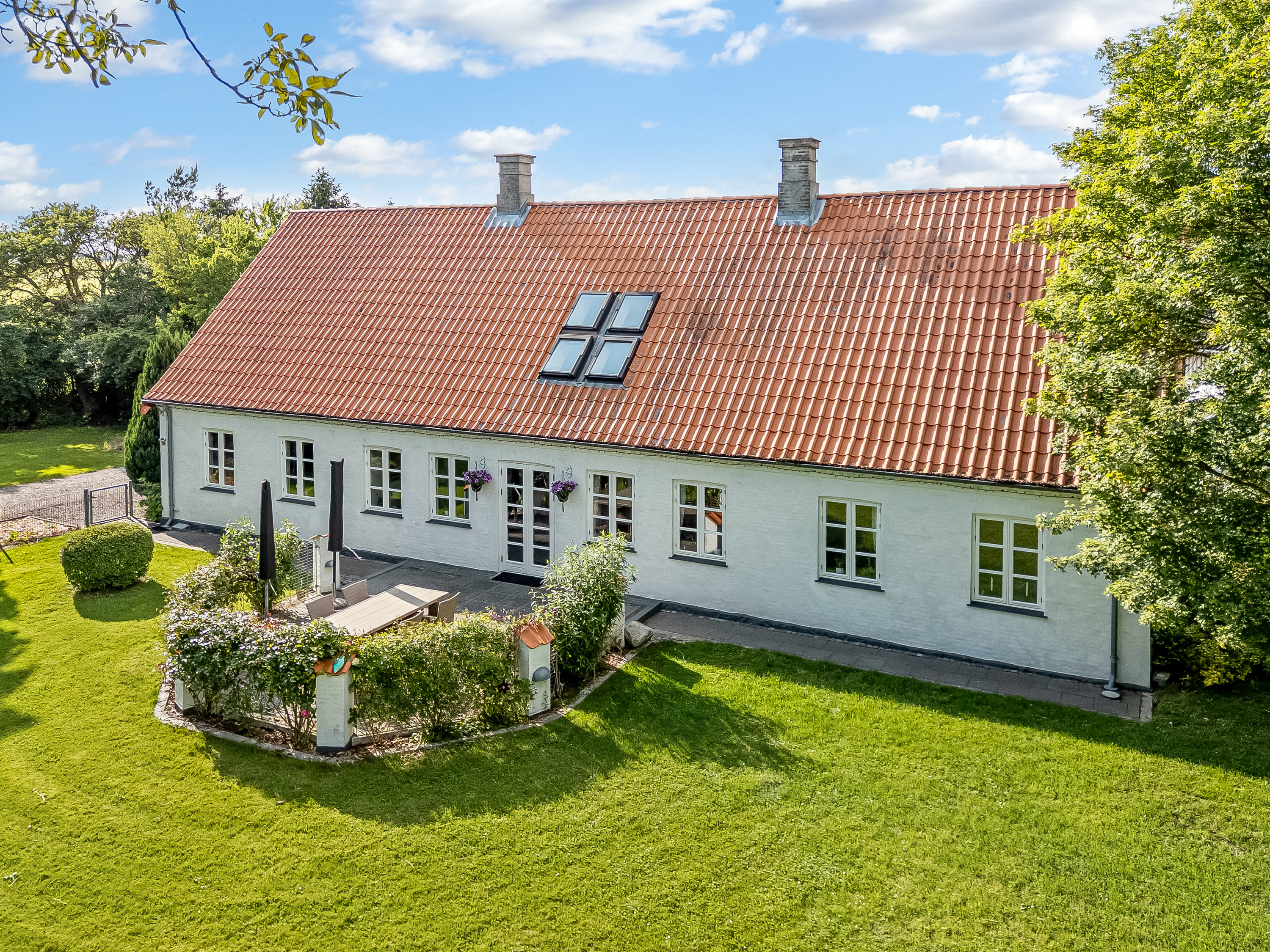 Fremhævet luftfoto billede i fuldskærmstilstand. Billede af Maribovej 150, Forneby, 4990 Sakskøbing