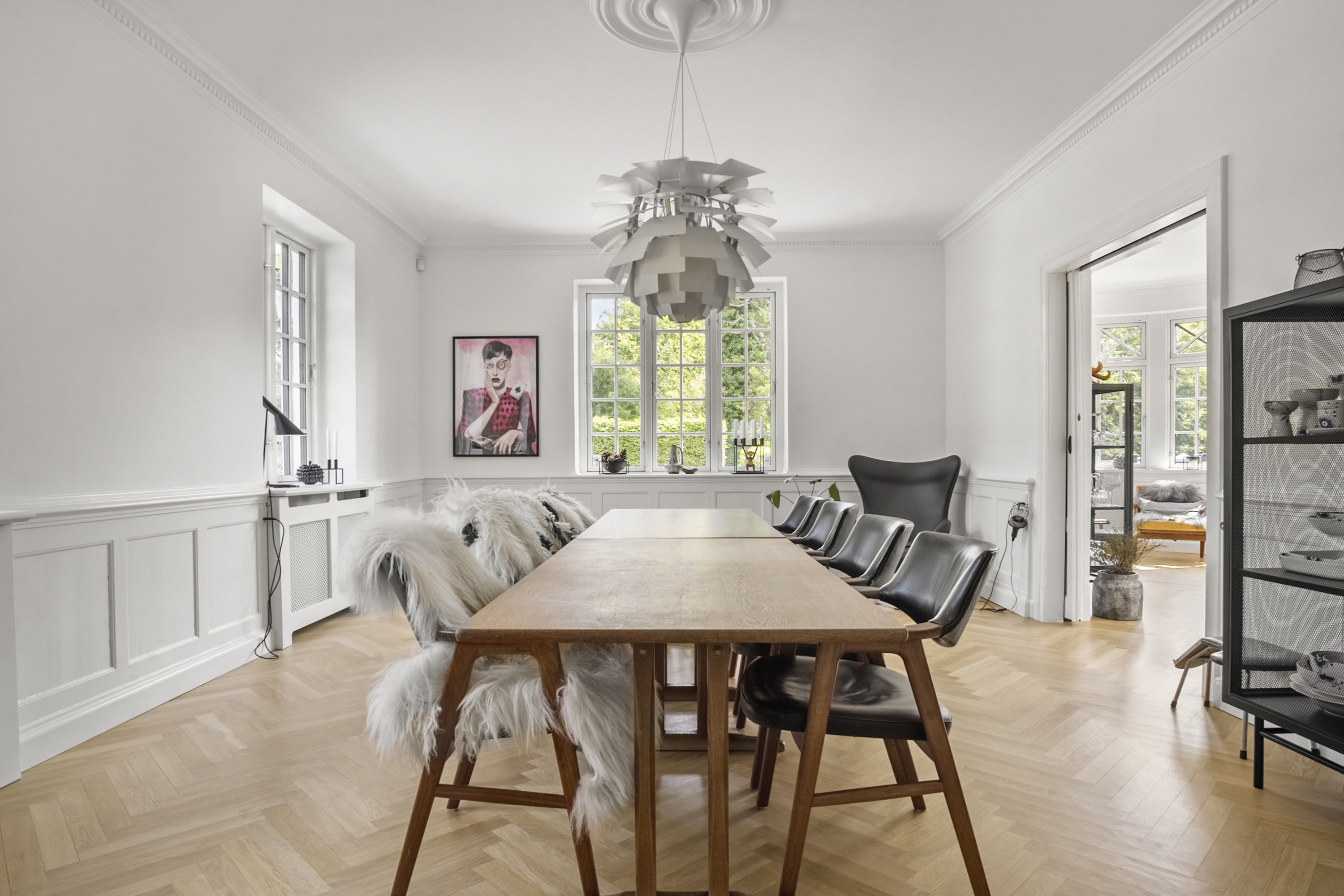 Fremhævet spisestue billede i fuldskærmstilstand. Billede af Frydendal 15, 6200 Aabenraa