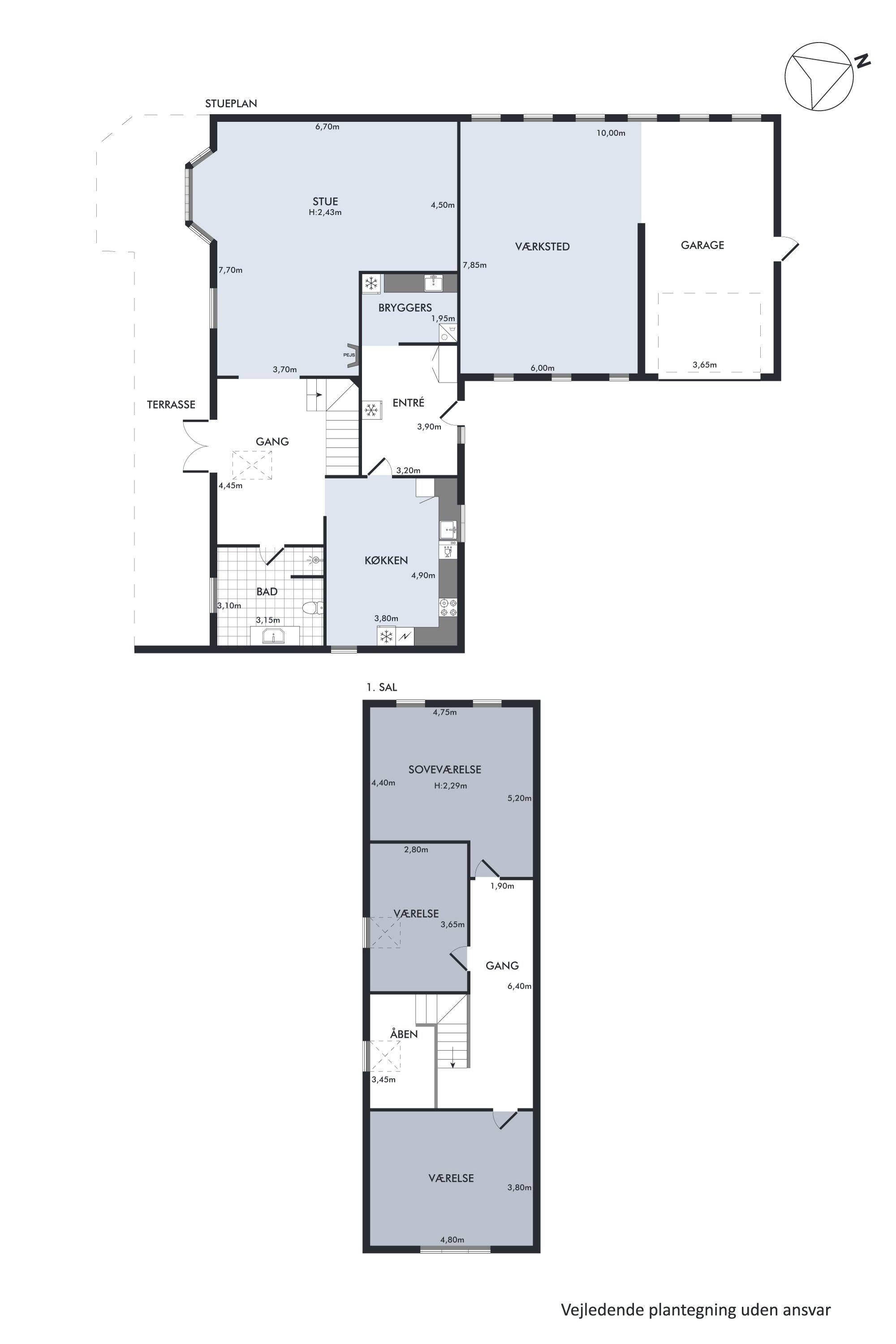 Plantegninger billede af Frederiksbergvej 63, 8983 Gjerlev J