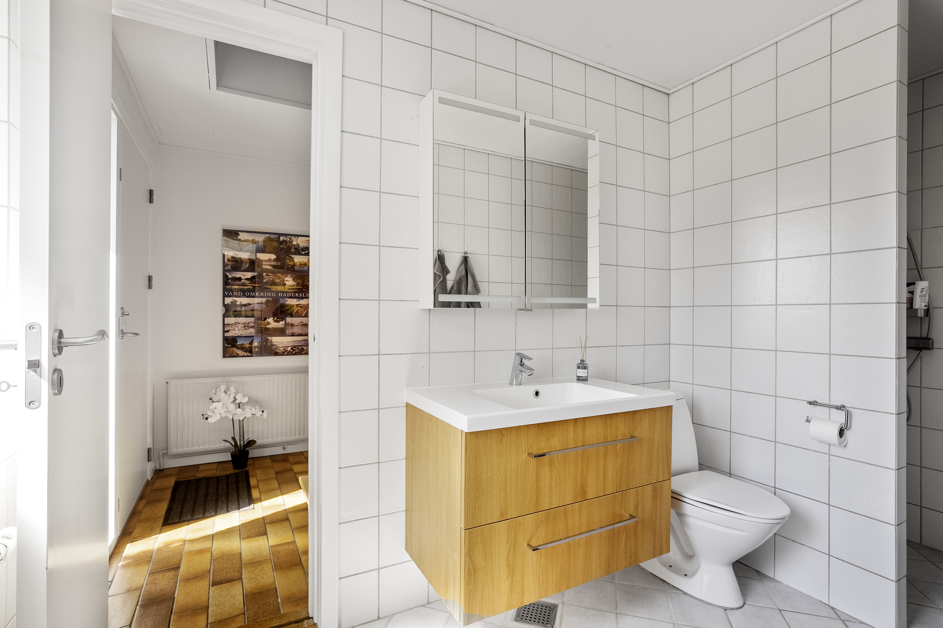 Fremhævet toilet billede i fuldskærmstilstand. Billede af Nederbyvænget 136, Aastrup, 6100 Haderslev