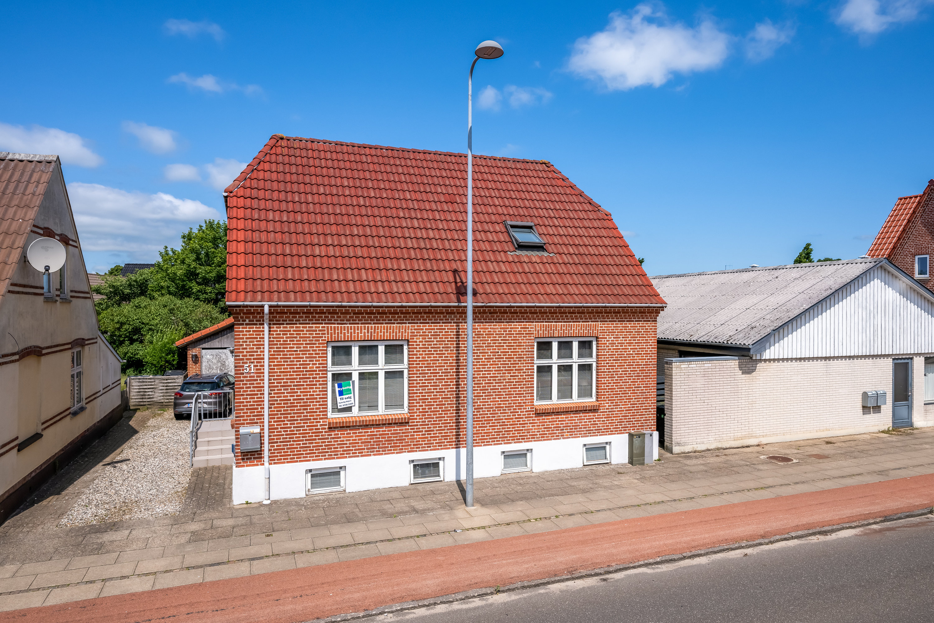 Miniaturebillede 1: facade. Billede af Østergade 51, 6900 Skjern