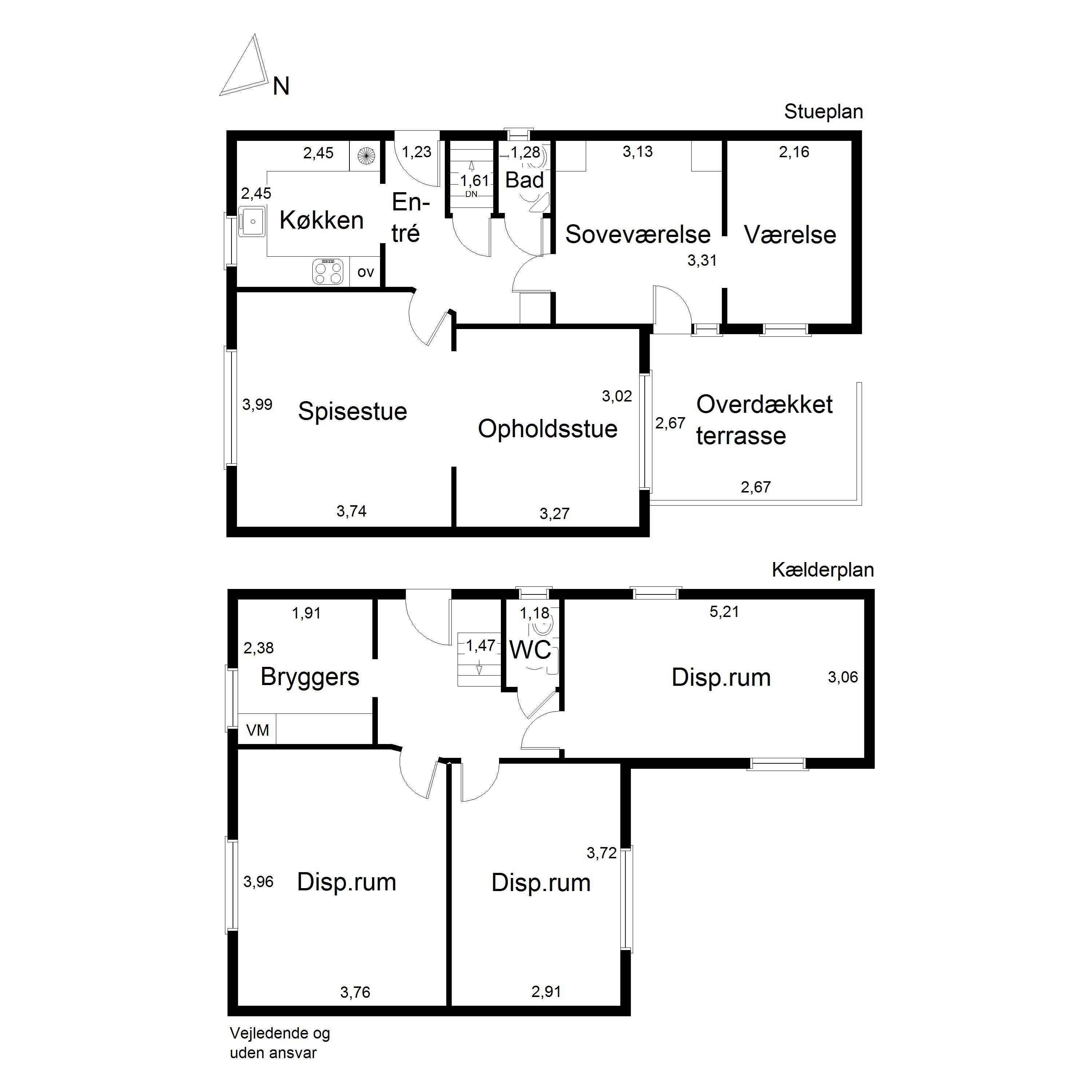 Plantegninger billede af Grønvangsvej 21, 6700 Esbjerg