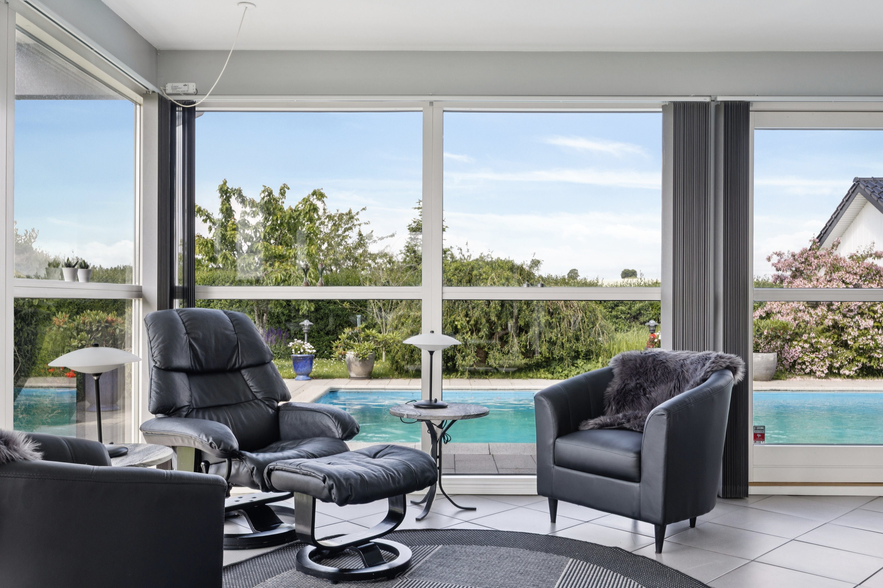 Fremhævet udestue billede i fuldskærmstilstand. Billede af Rusgårds Bakke 44, Vigersted, 4100 Ringsted