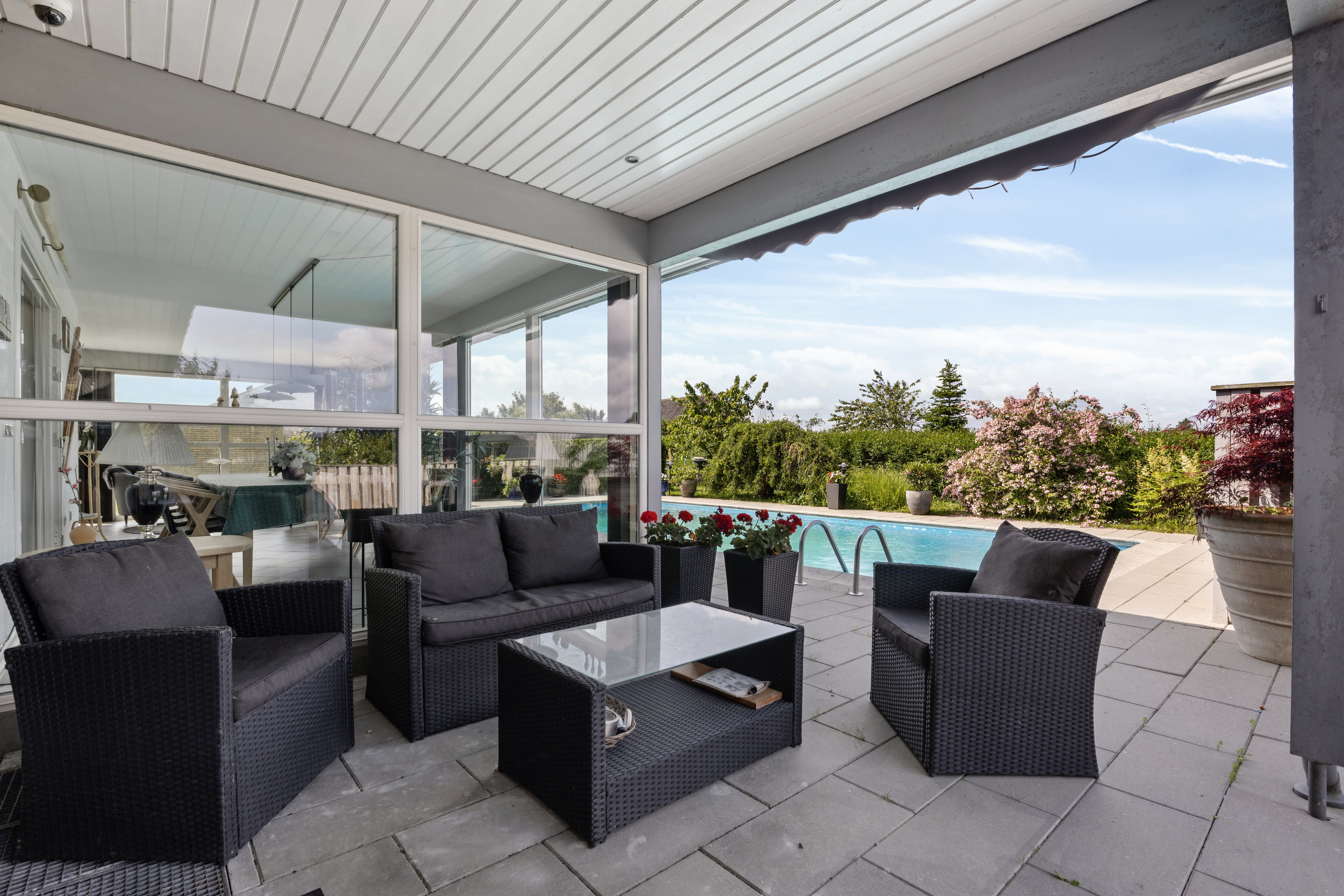 Fremhævet terrasse billede i fuldskærmstilstand. Billede af Rusgårds Bakke 44, Vigersted, 4100 Ringsted