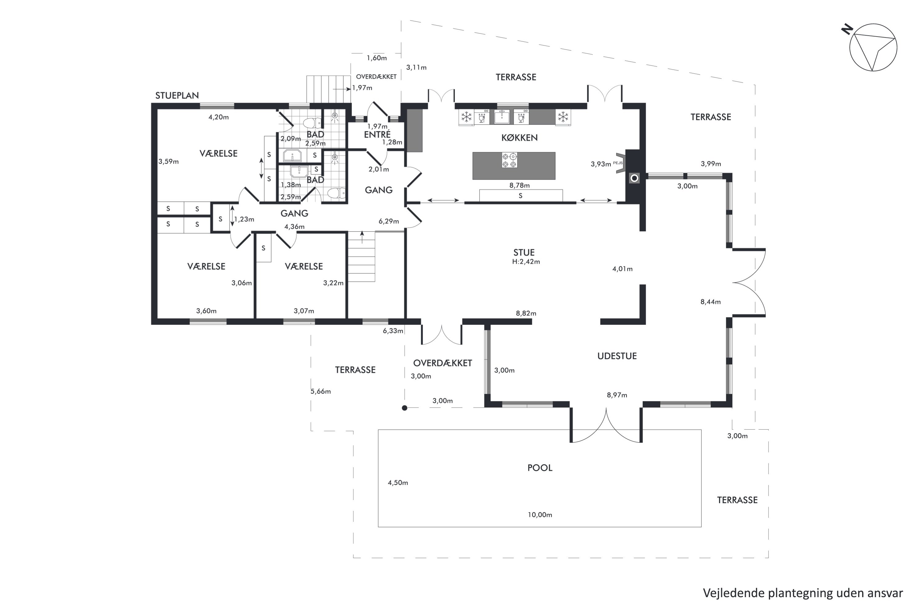 Plantegninger billede af Rusgårds Bakke 44, Vigersted, 4100 Ringsted