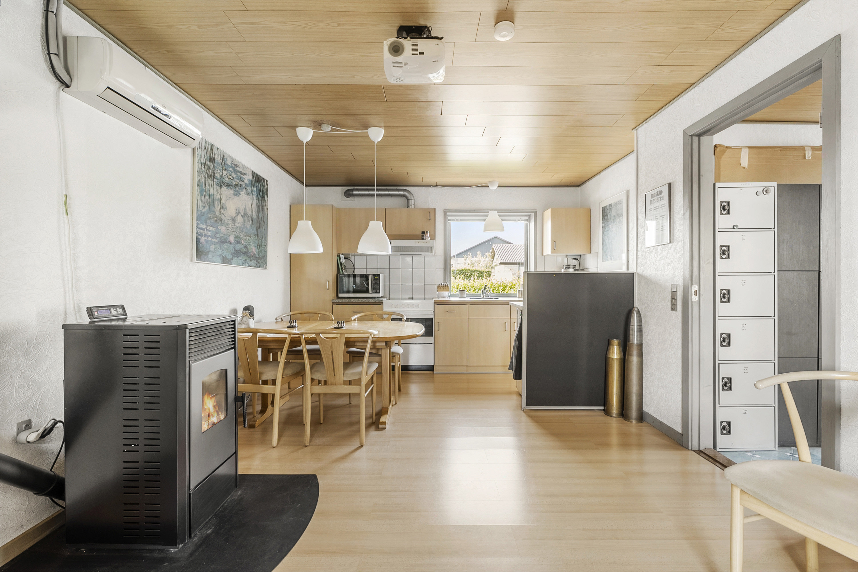 Fremhævet spisestue billede i fuldskærmstilstand. Billede af Vestermarksvej 1A, Kliplev, 6200 Aabenraa