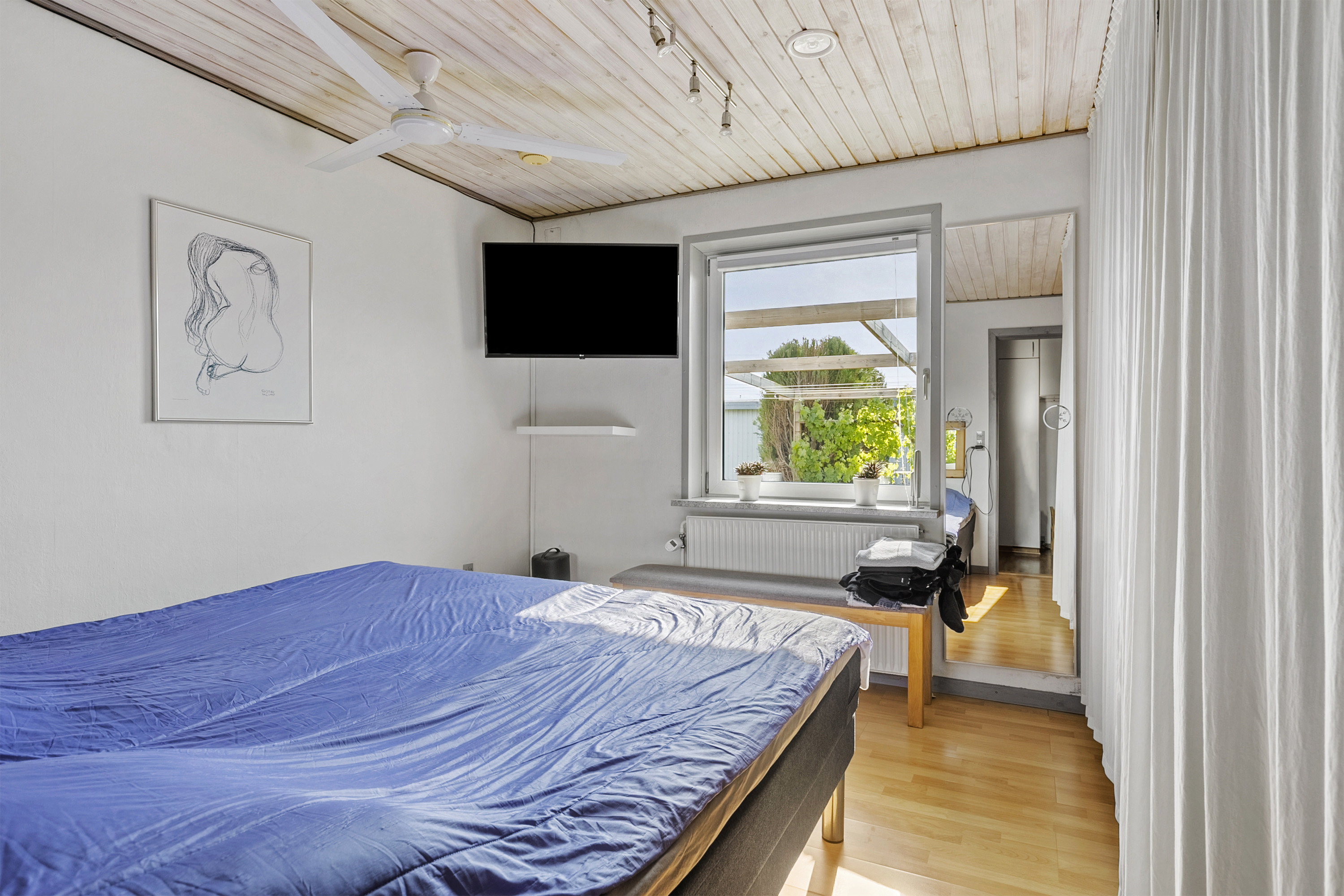 Fremhævet soveværelse billede i fuldskærmstilstand. Billede af Vestermarksvej 1A, Kliplev, 6200 Aabenraa