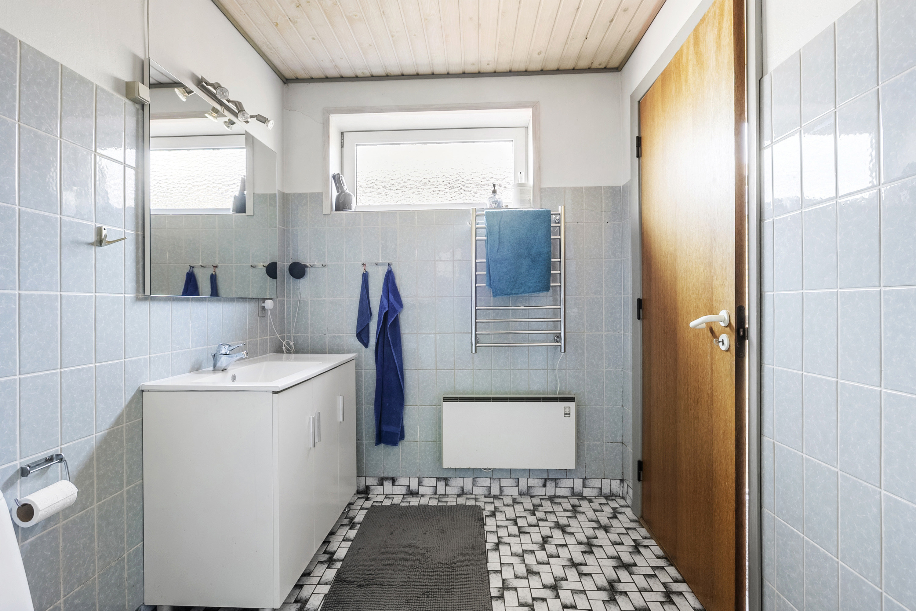 Fremhævet badeværelse billede i fuldskærmstilstand. Billede af Vestermarksvej 1A, Kliplev, 6200 Aabenraa