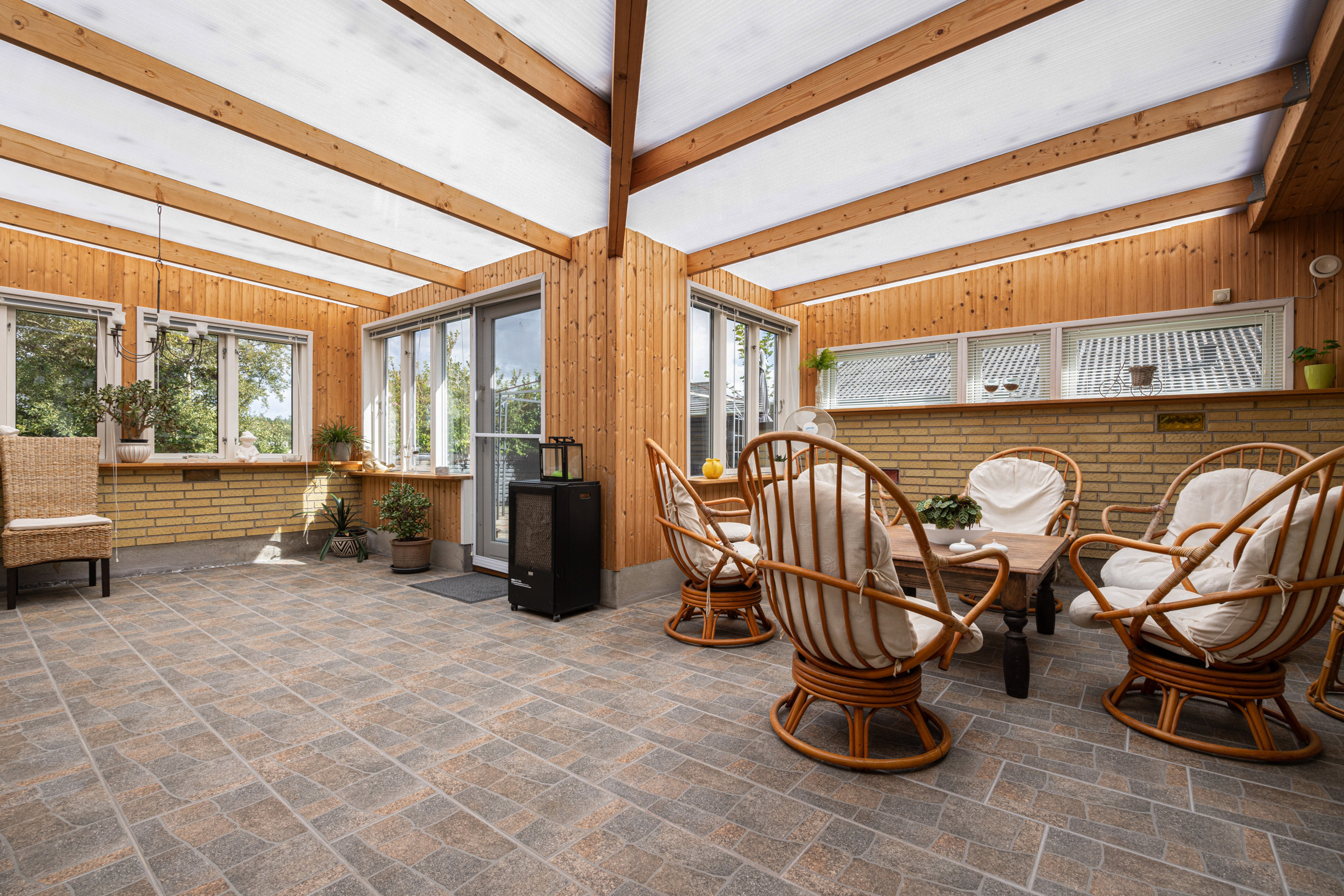 Fremhævet udestue billede i fuldskærmstilstand. Billede af Kirkevej 140, Tolnekirkeby, 9870 Sindal