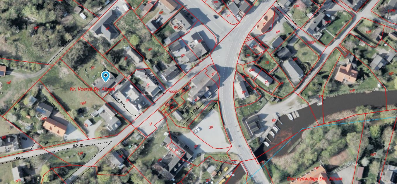 Miniaturebillede 2: luftfoto. Billede af Klydevej 8A, Voerså, 9300 Sæby