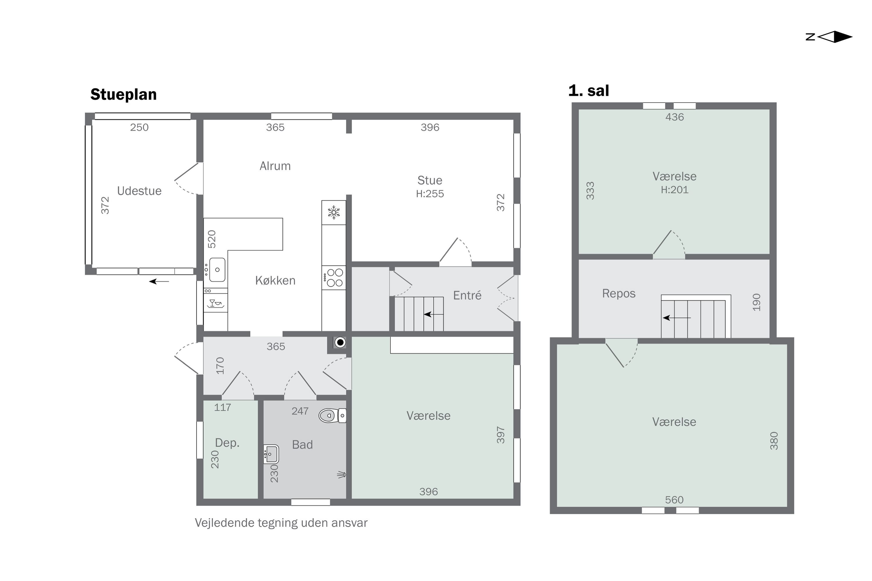 Plantegninger billede af Algade 14, 5683 Haarby