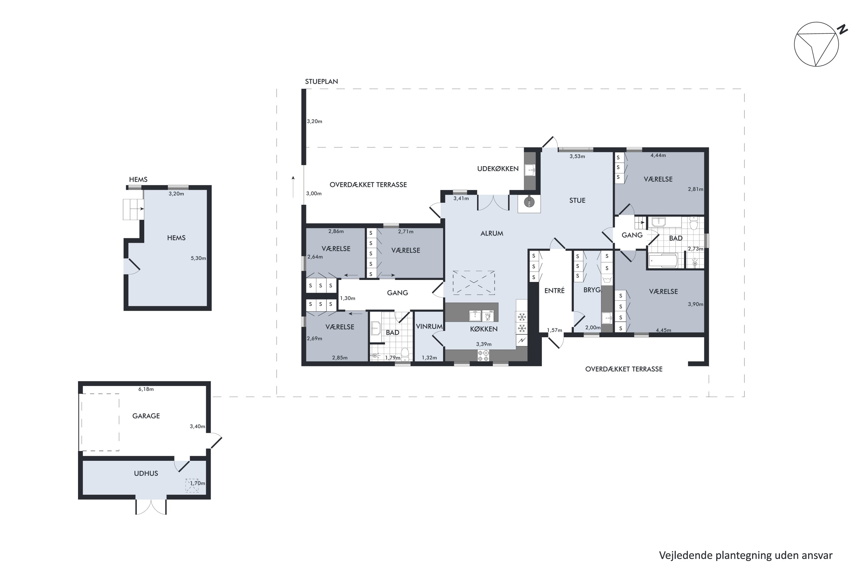 Plantegninger billede af Maxvej 3, 9492 Blokhus