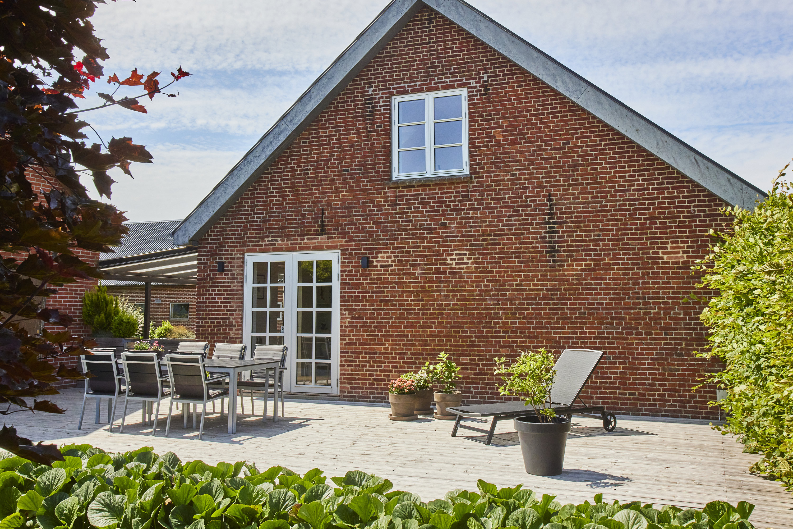 Fremhævet terrasse billede i fuldskærmstilstand. Billede af Holmedal 52, Voerladegård, 8660 Skanderborg