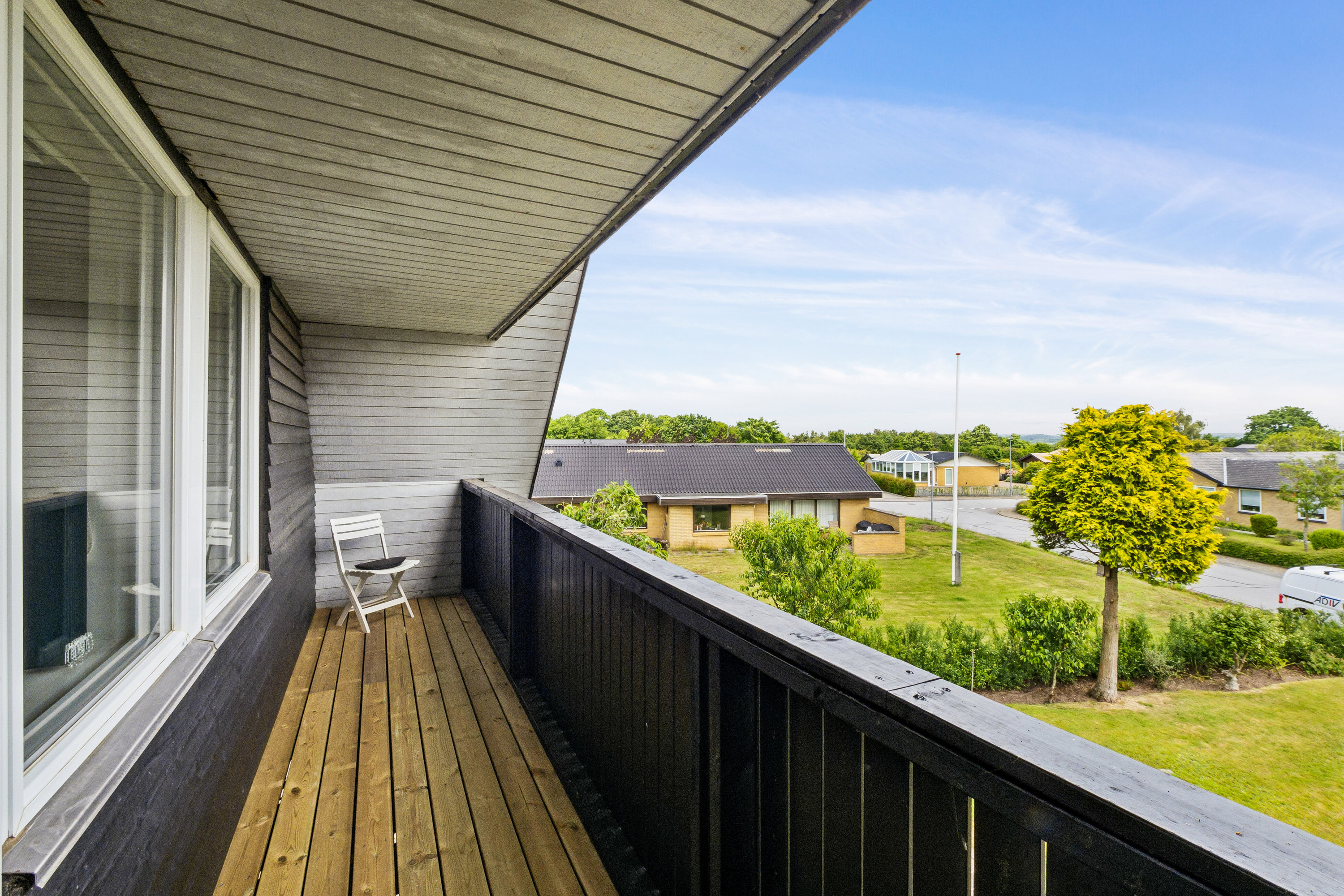 Fremhævet altan billede i fuldskærmstilstand. Billede af Buen 2, 7840 Højslev