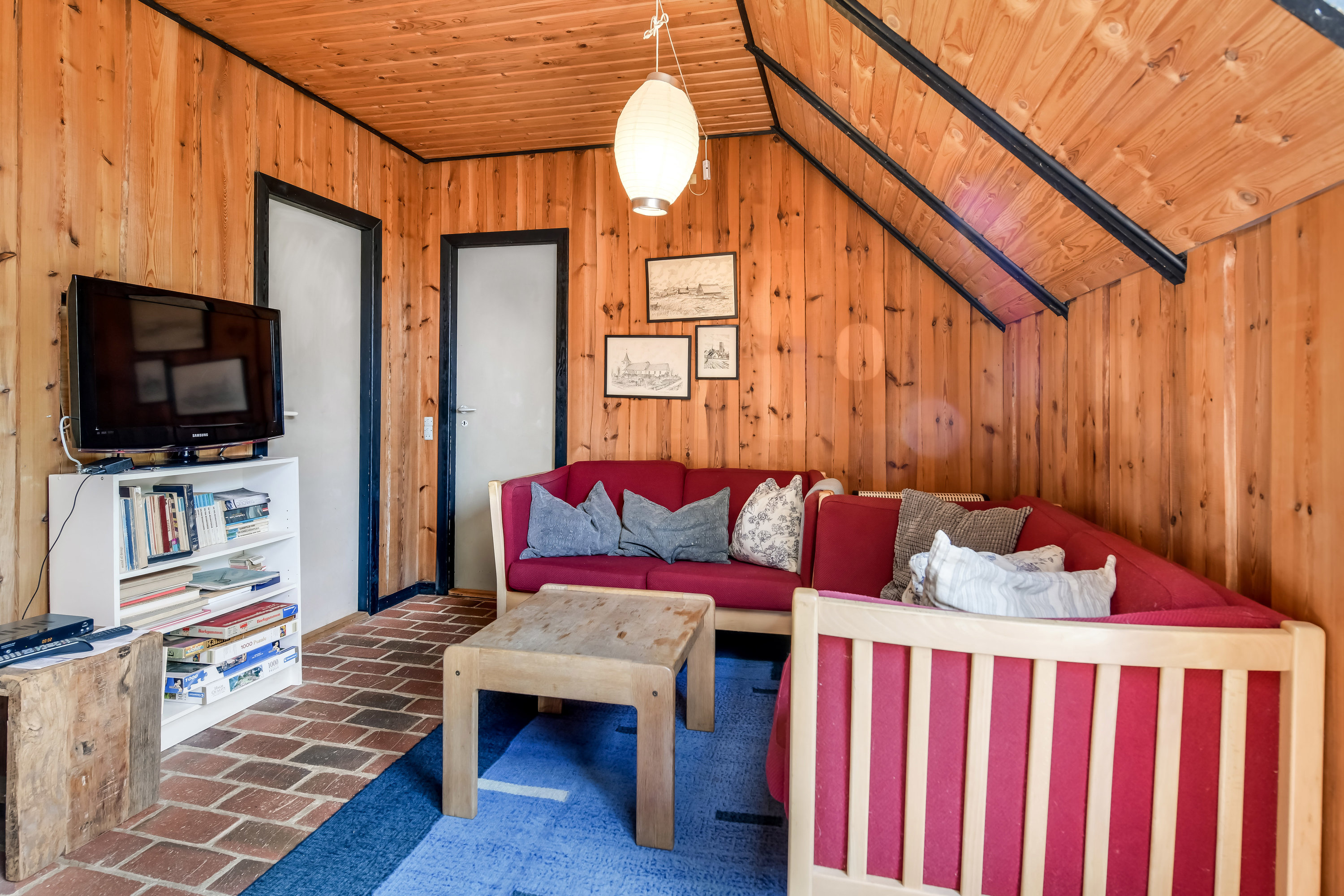 Fremhævet stue billede i fuldskærmstilstand. Billede af Grønningen 17, 6857 Blåvand