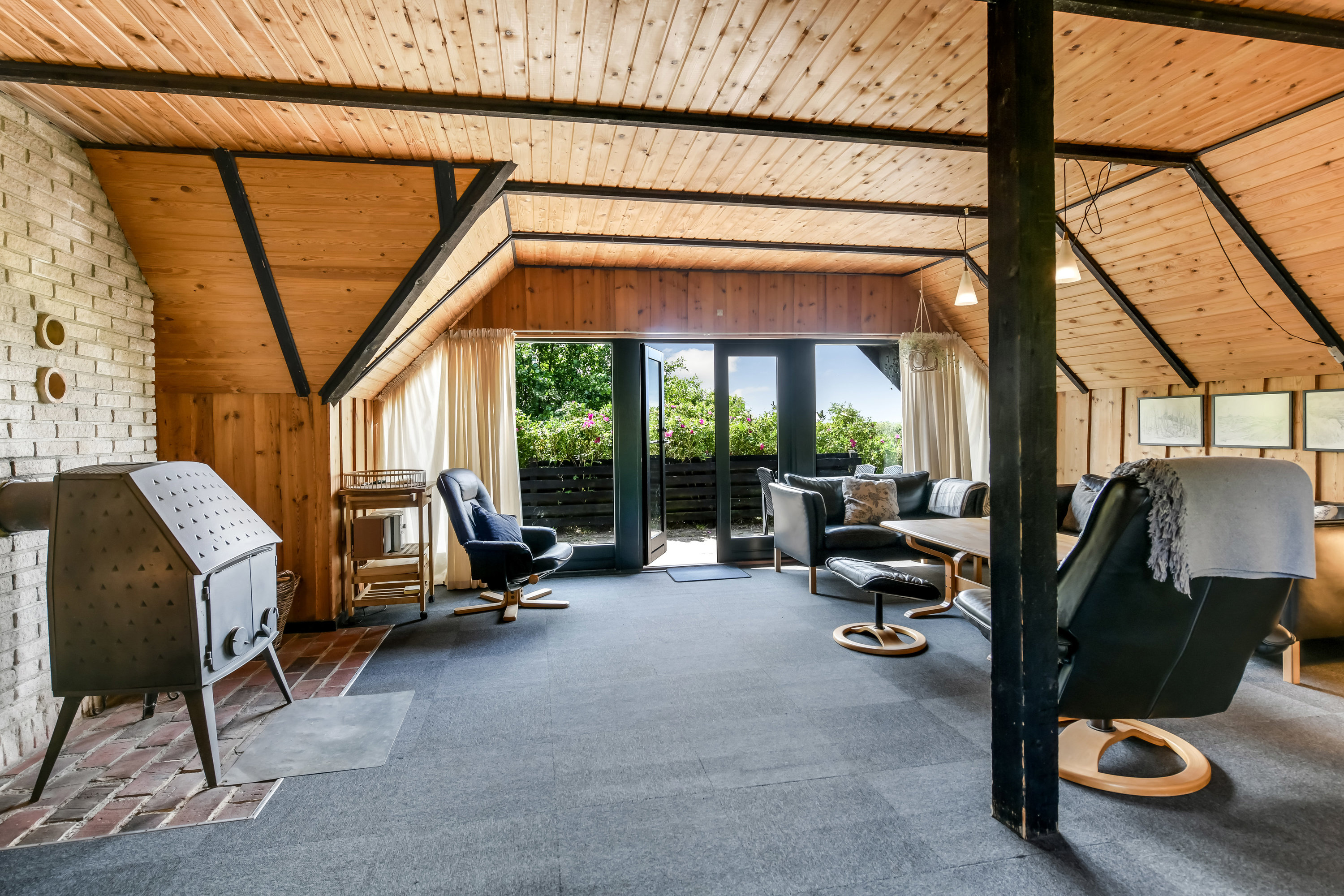 Fremhævet stue billede i fuldskærmstilstand. Billede af Grønningen 17, 6857 Blåvand