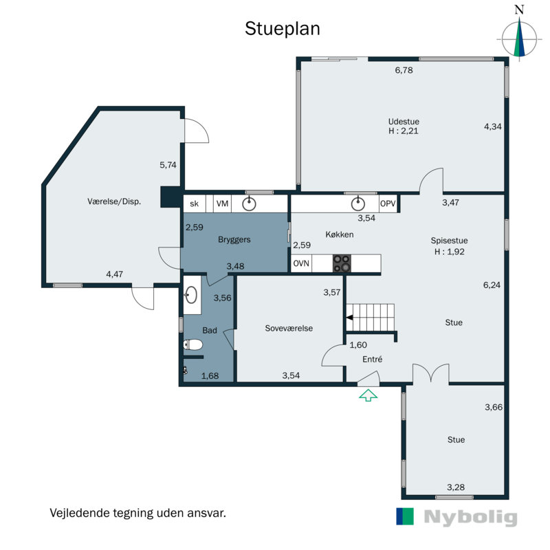 Plantegninger billede af Bjertrup Skovvej 20, 8362 Hørning