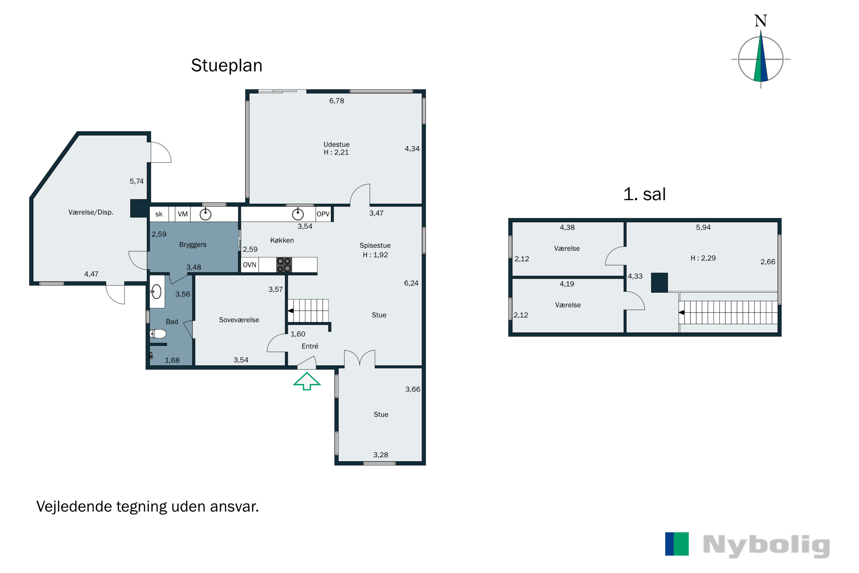 Plantegninger billede af Bjertrup Skovvej 20, 8362 Hørning