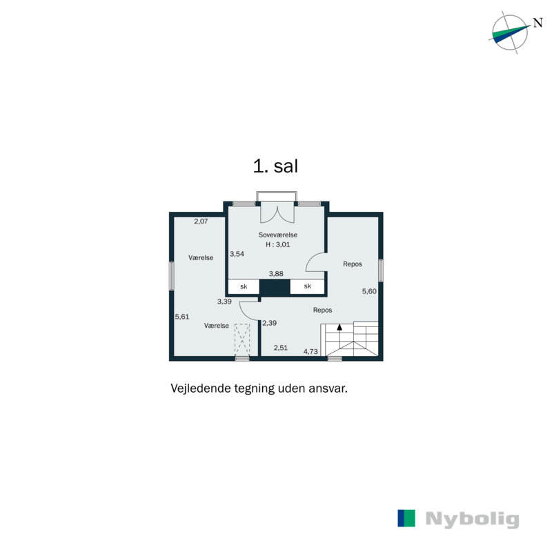 Plantegninger billede af Århusvej 60, 8300 Odder