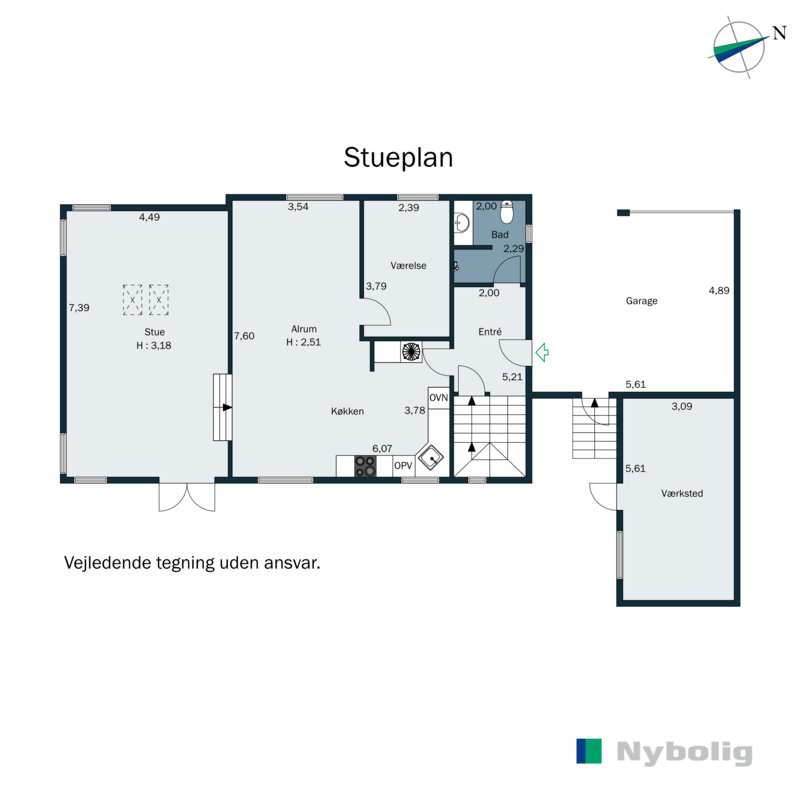 Plantegninger billede af Århusvej 60, 8300 Odder