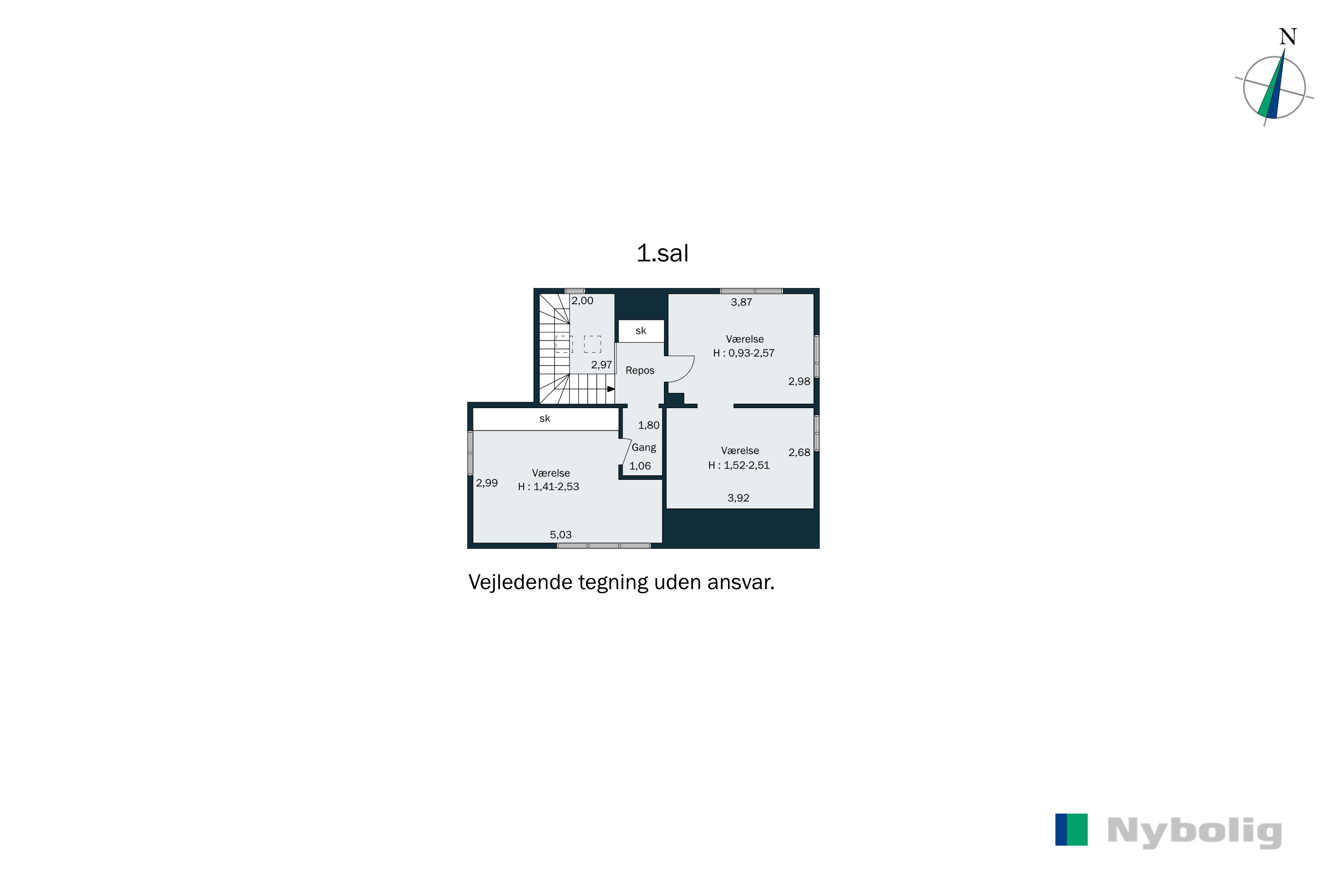Plantegninger billede af Hørsholm Kongevej 21, 2970 Hørsholm