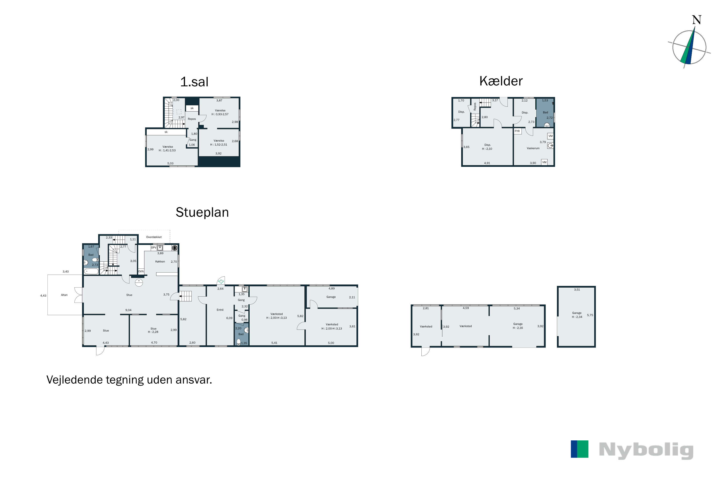 Plantegninger billede af Hørsholm Kongevej 21, 2970 Hørsholm