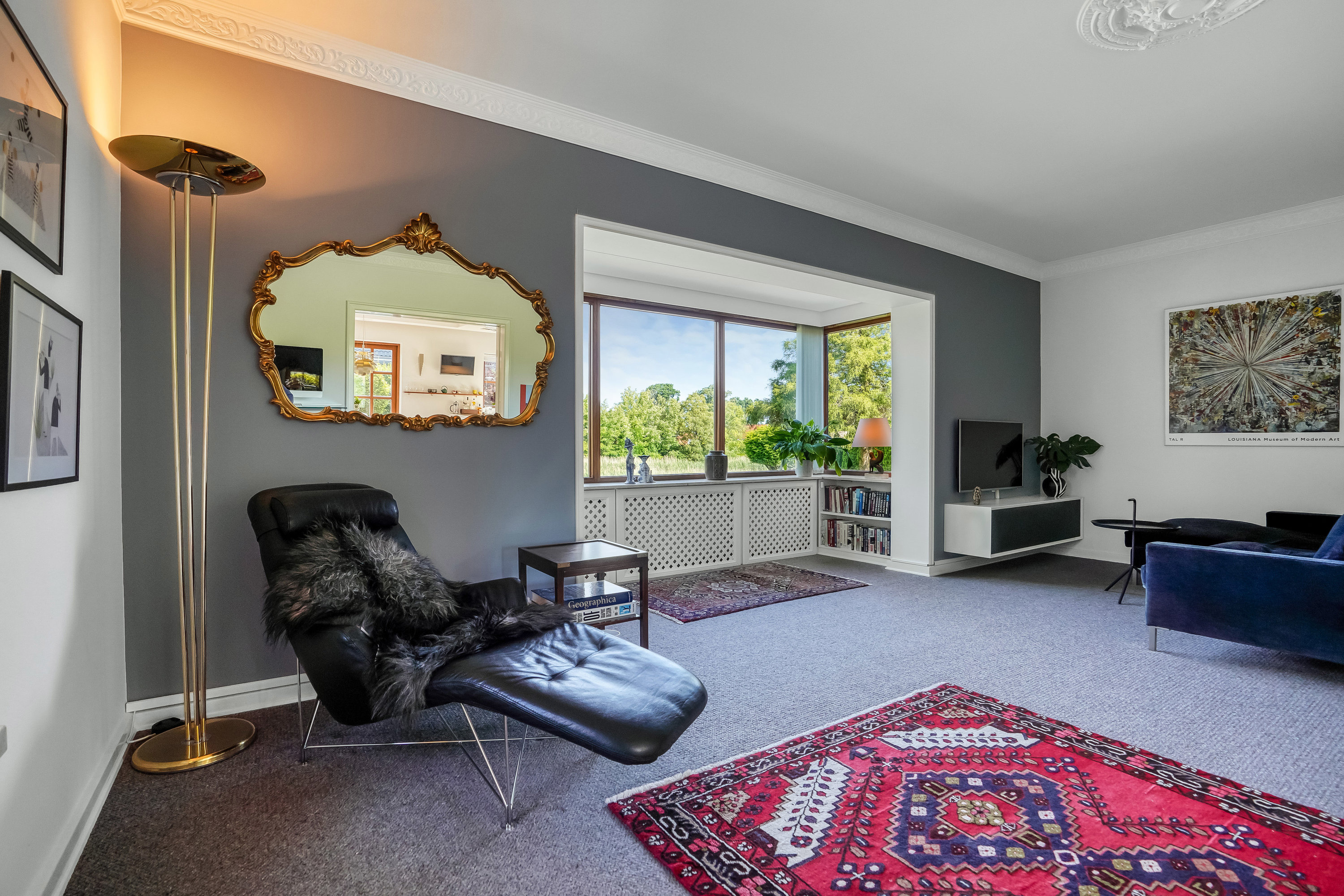 Fremhævet stue billede i fuldskærmstilstand. Billede af Pæonvænget 17, 5000 Odense C