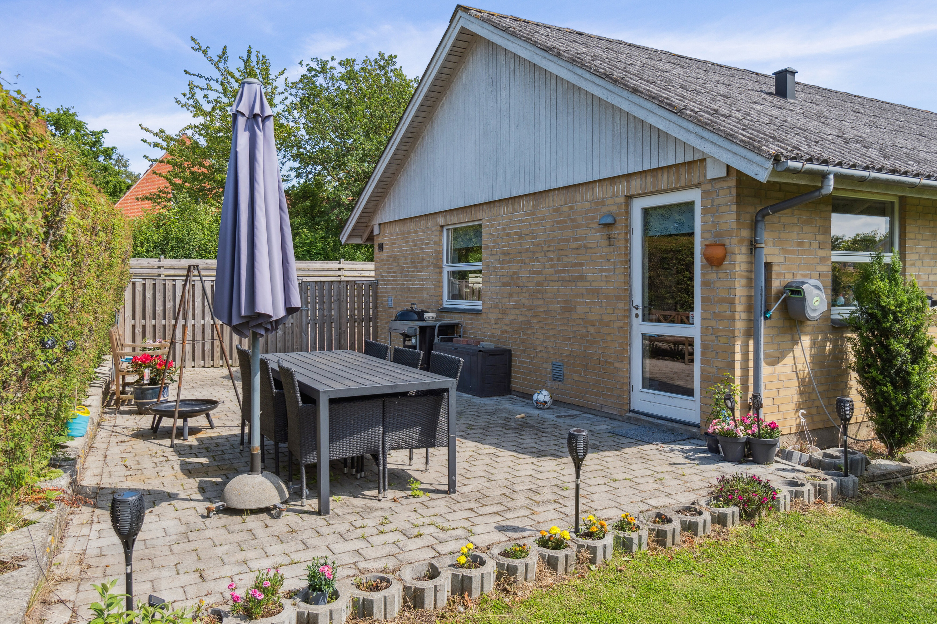 Fremhævet terrasse billede i fuldskærmstilstand. Billede af Violvej 38, Svenstrup, 4220 Korsør