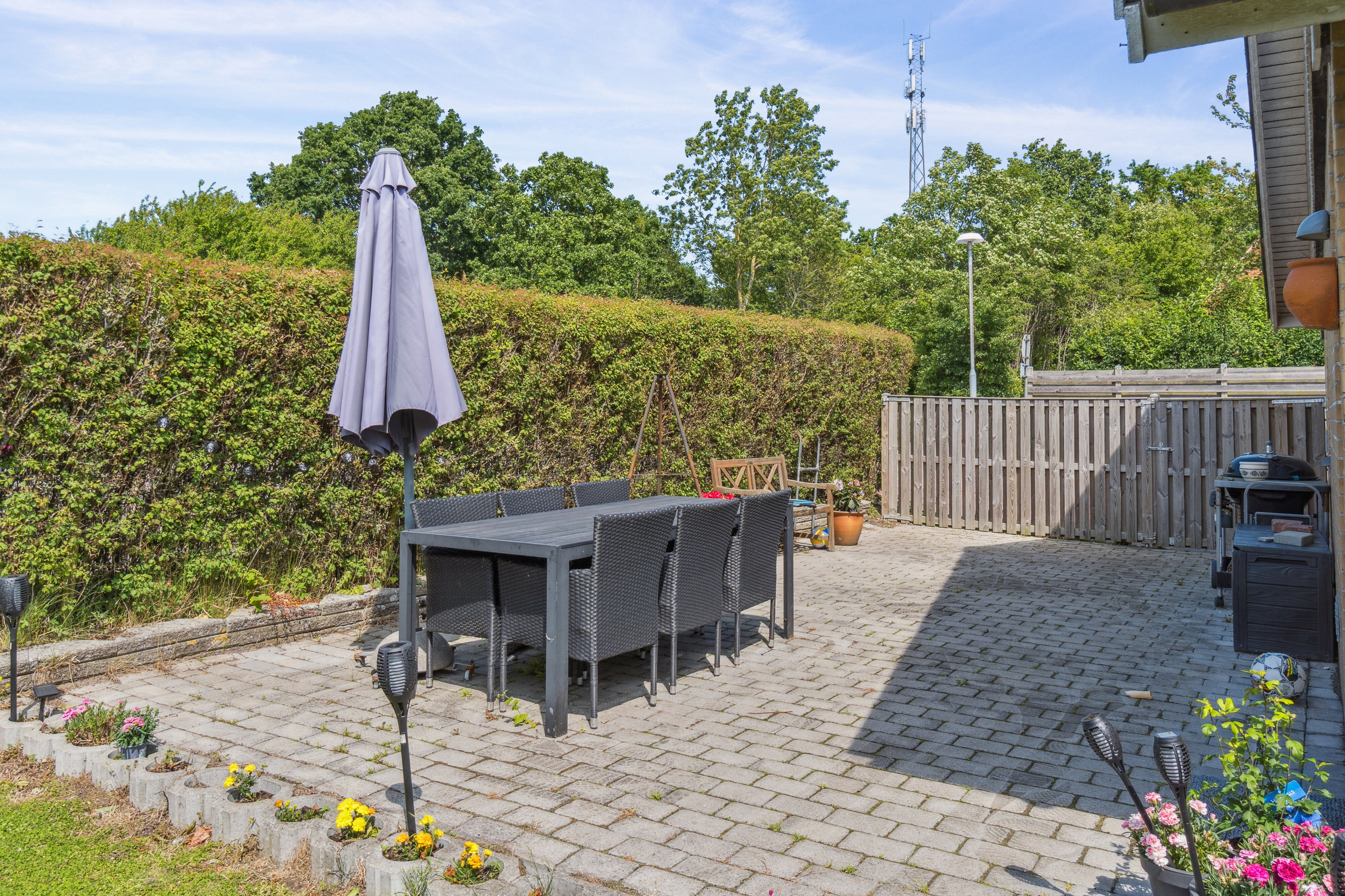 Fremhævet terrasse billede i fuldskærmstilstand. Billede af Violvej 38, Svenstrup, 4220 Korsør